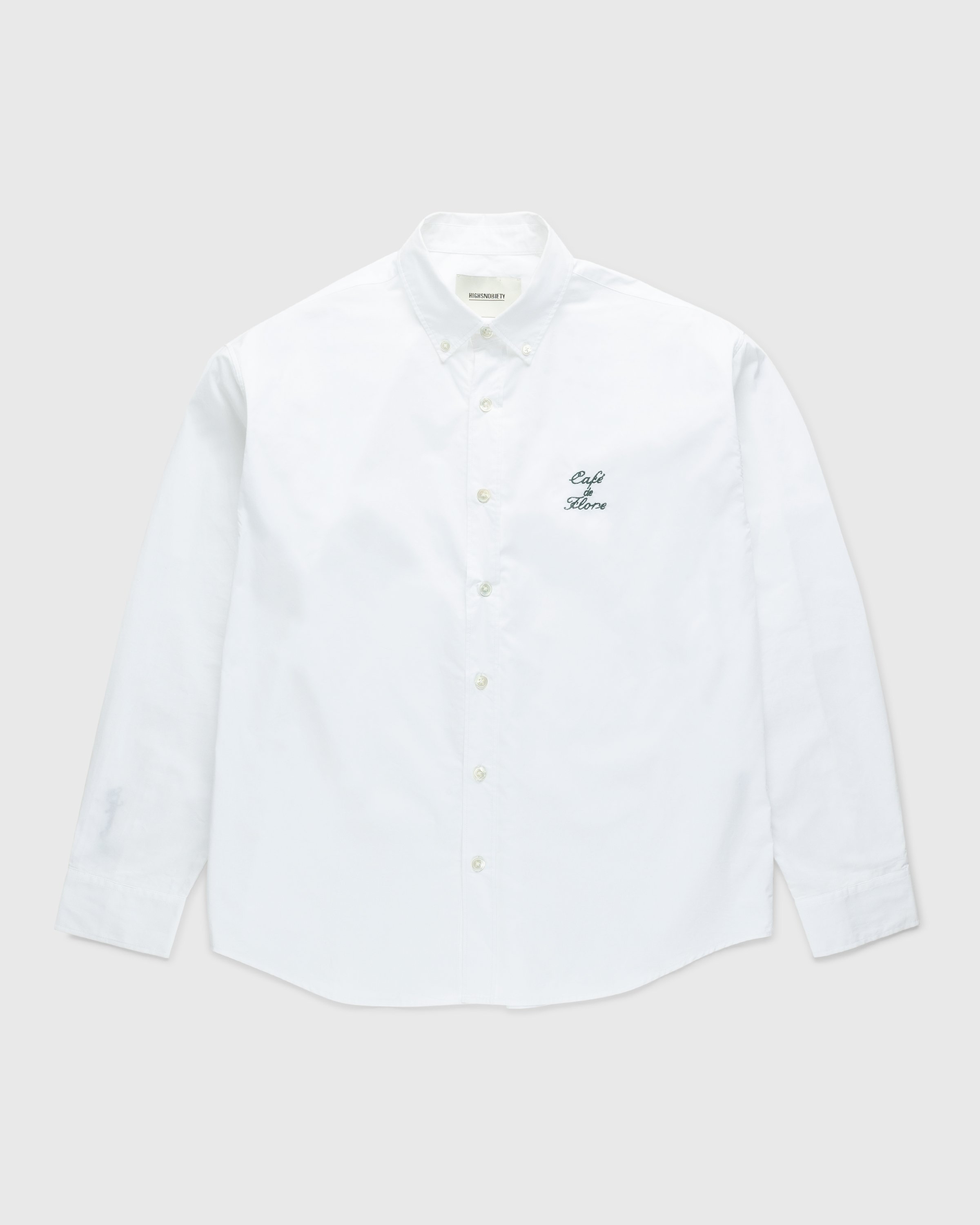 Café de Flore x Highsnobiety - Not In Paris 4 Poplin Shirt White - Clothing - White - Image 1