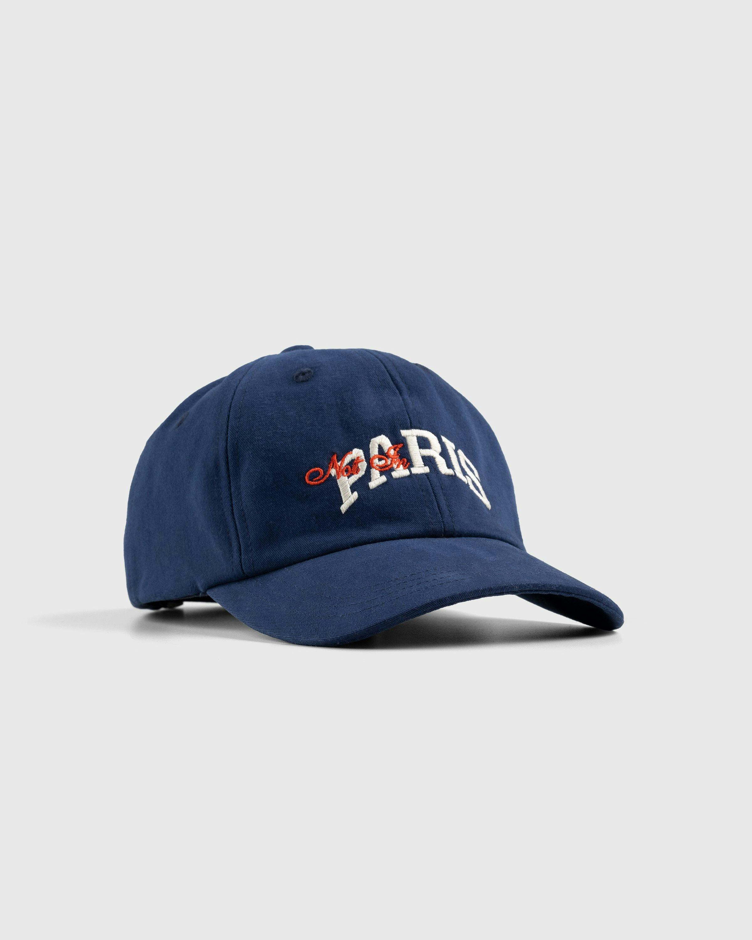 Highsnobiety - Not In Paris 4 Cap Navy - Accessories - Blue - Image 1