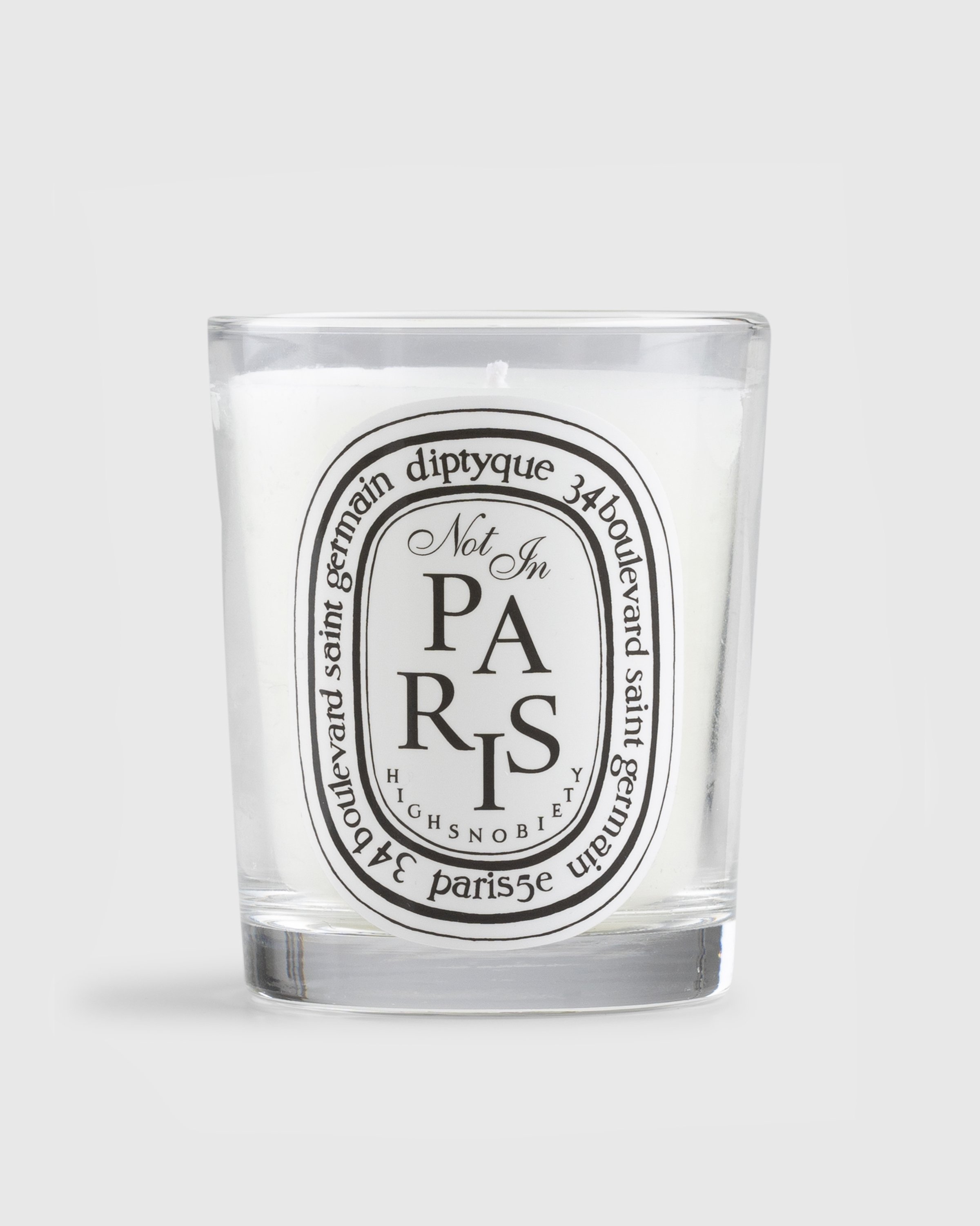 Diptyque x Highsnobiety - Not In Paris 4 Scented Candle White - Lifestyle - White - Image 1