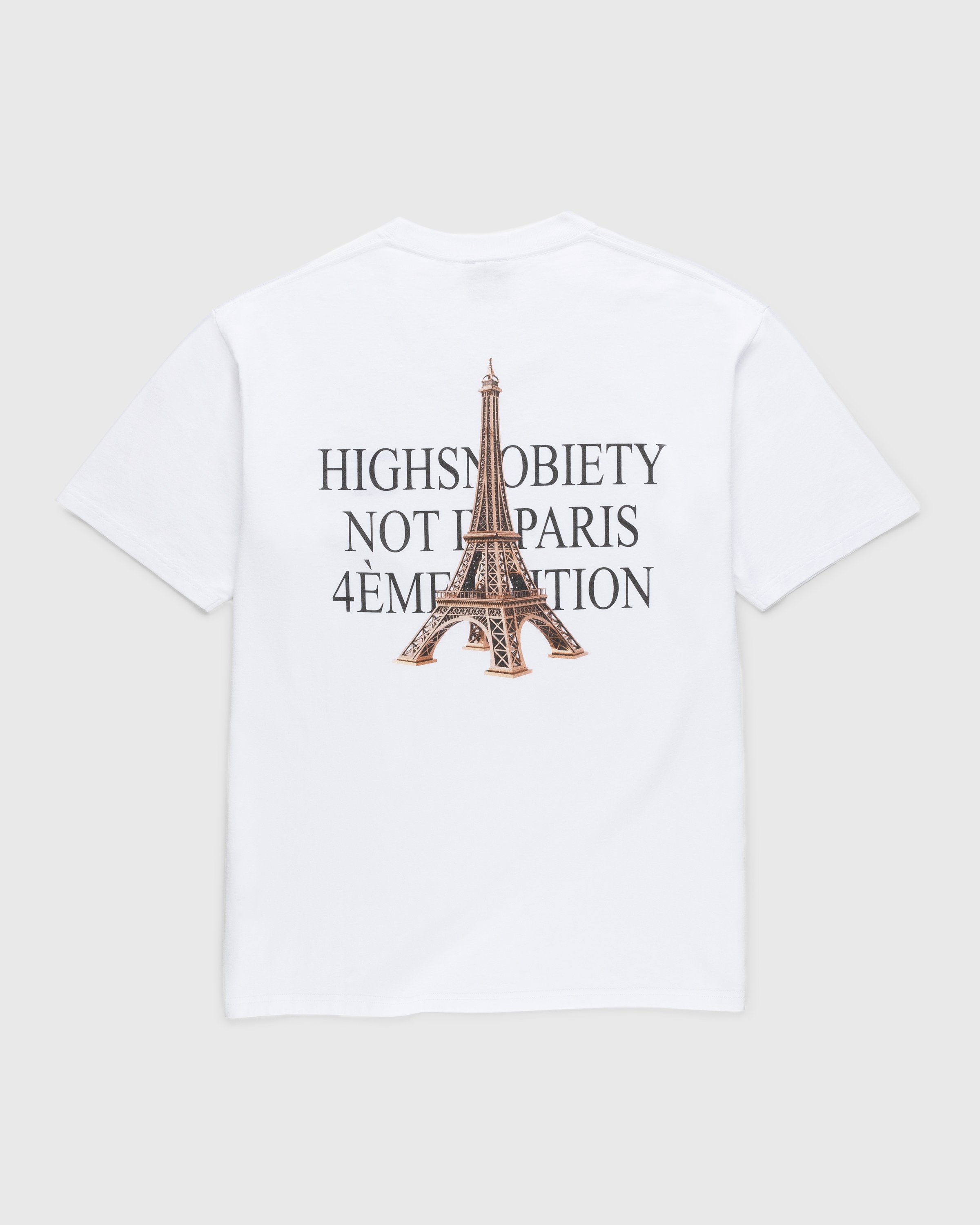 Highsnobiety - Not In Paris 4 Logo T-Shirt White - Clothing - White - Image 1