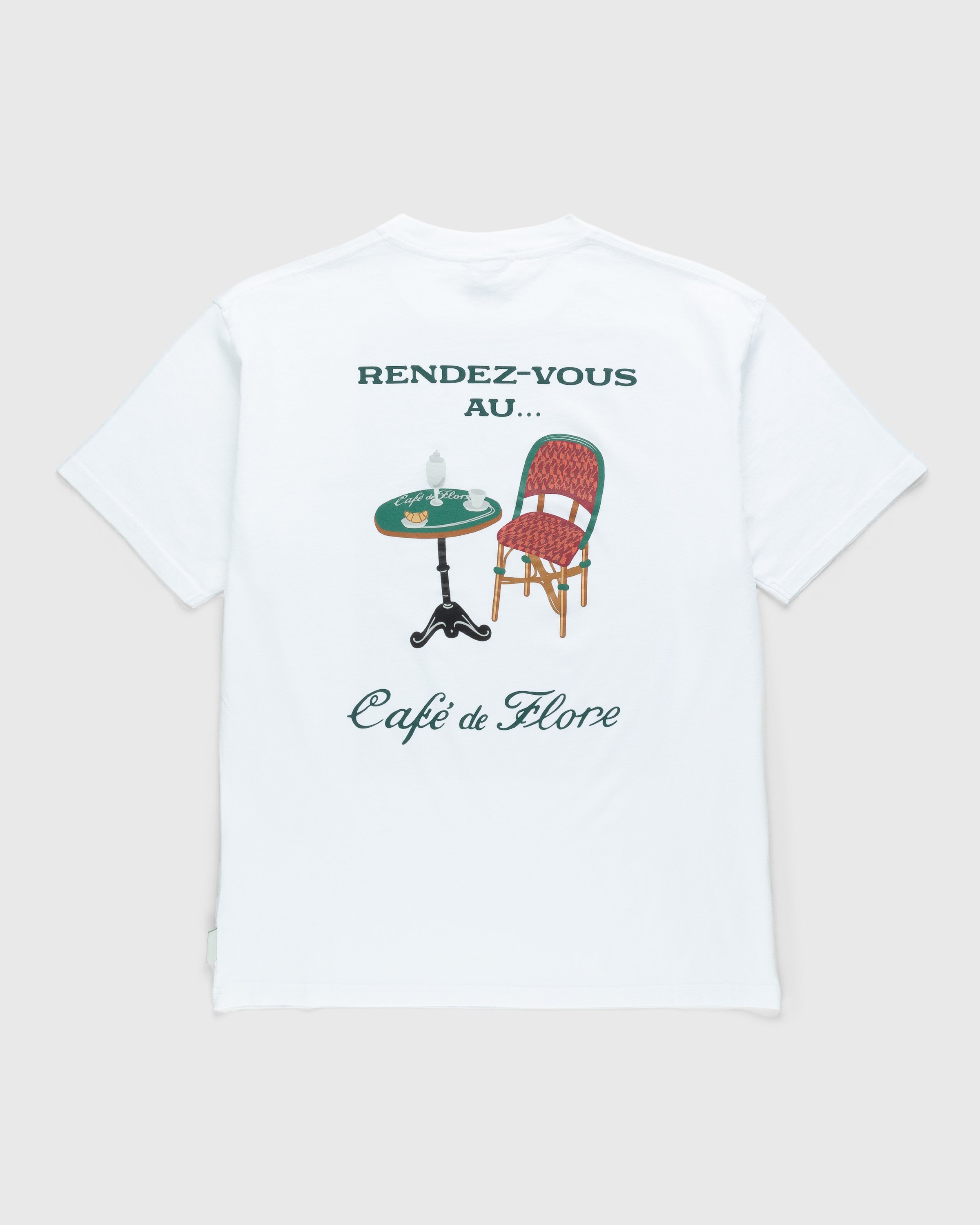 Café de Flore x Highsnobiety - Not In Paris 4 Rendez-vous Au T-Shirt White - Clothing - White - Image 1