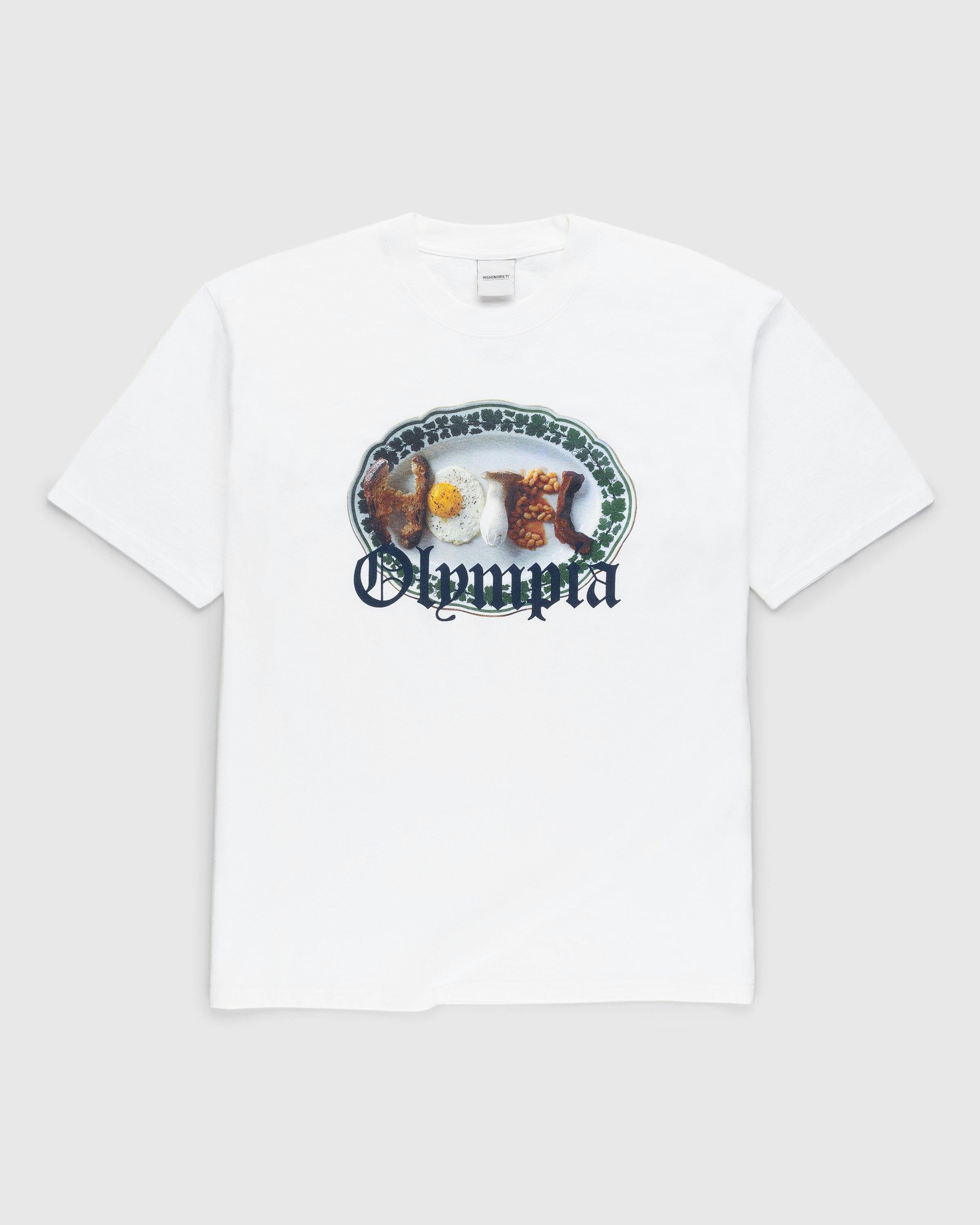 Hotel Olympia x Highsnobiety - Not In Paris 4 Breakfast T-Shirt White - Clothing - White - Image 1