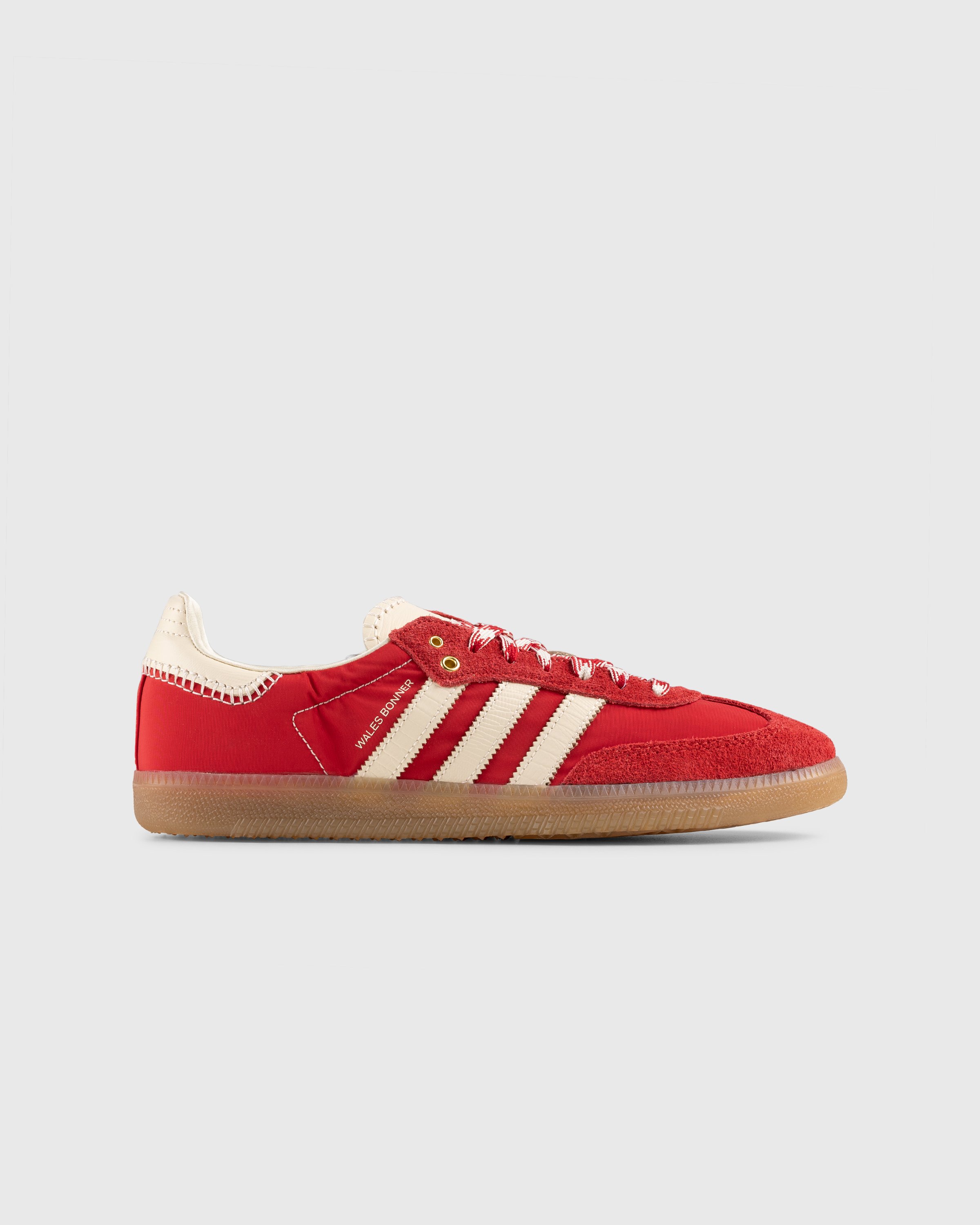 Adidas x Wales Bonner - WB Samba Scarlet/Ecru Tint/Scarlet - Footwear - Red - Image 1