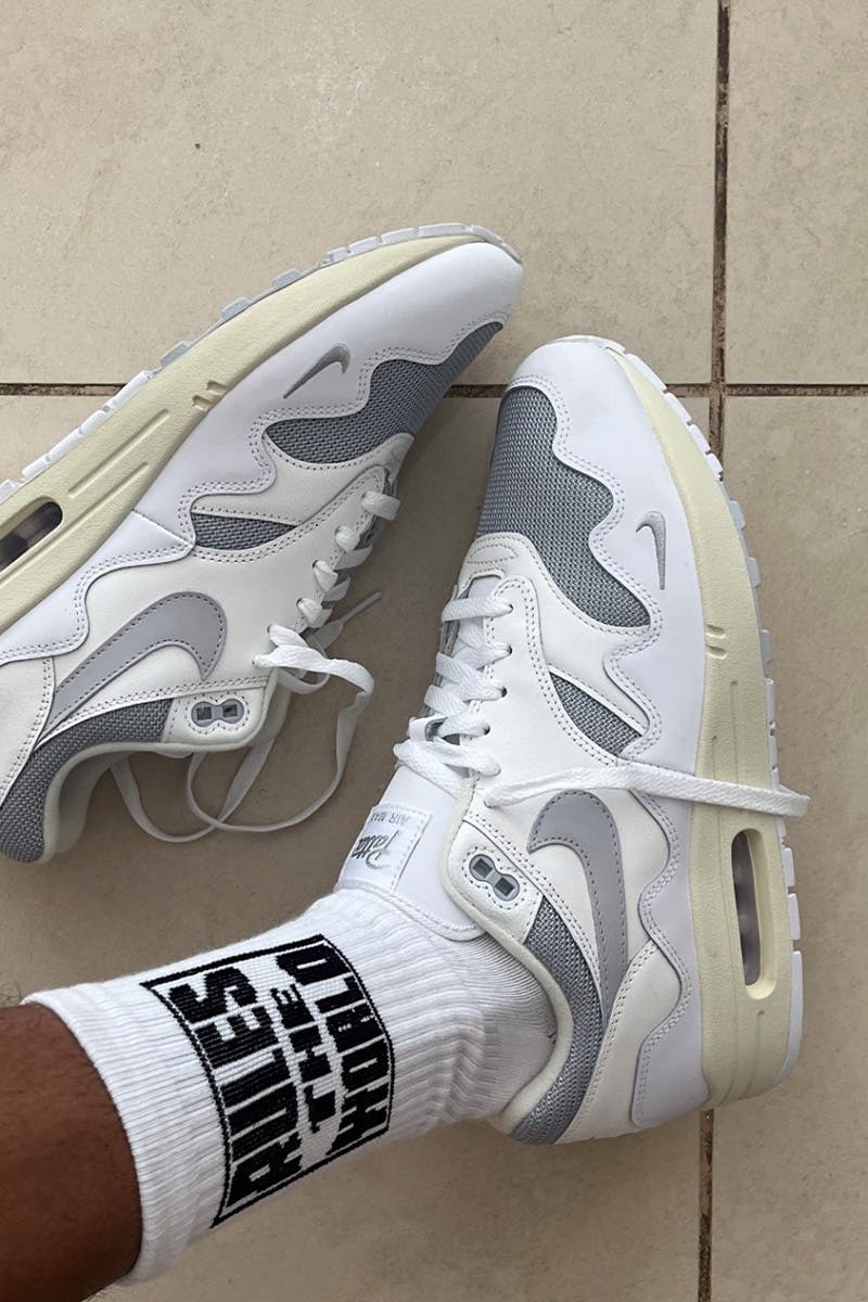 Patta x Nike Air Max 1 White Gray Release Info Date Price