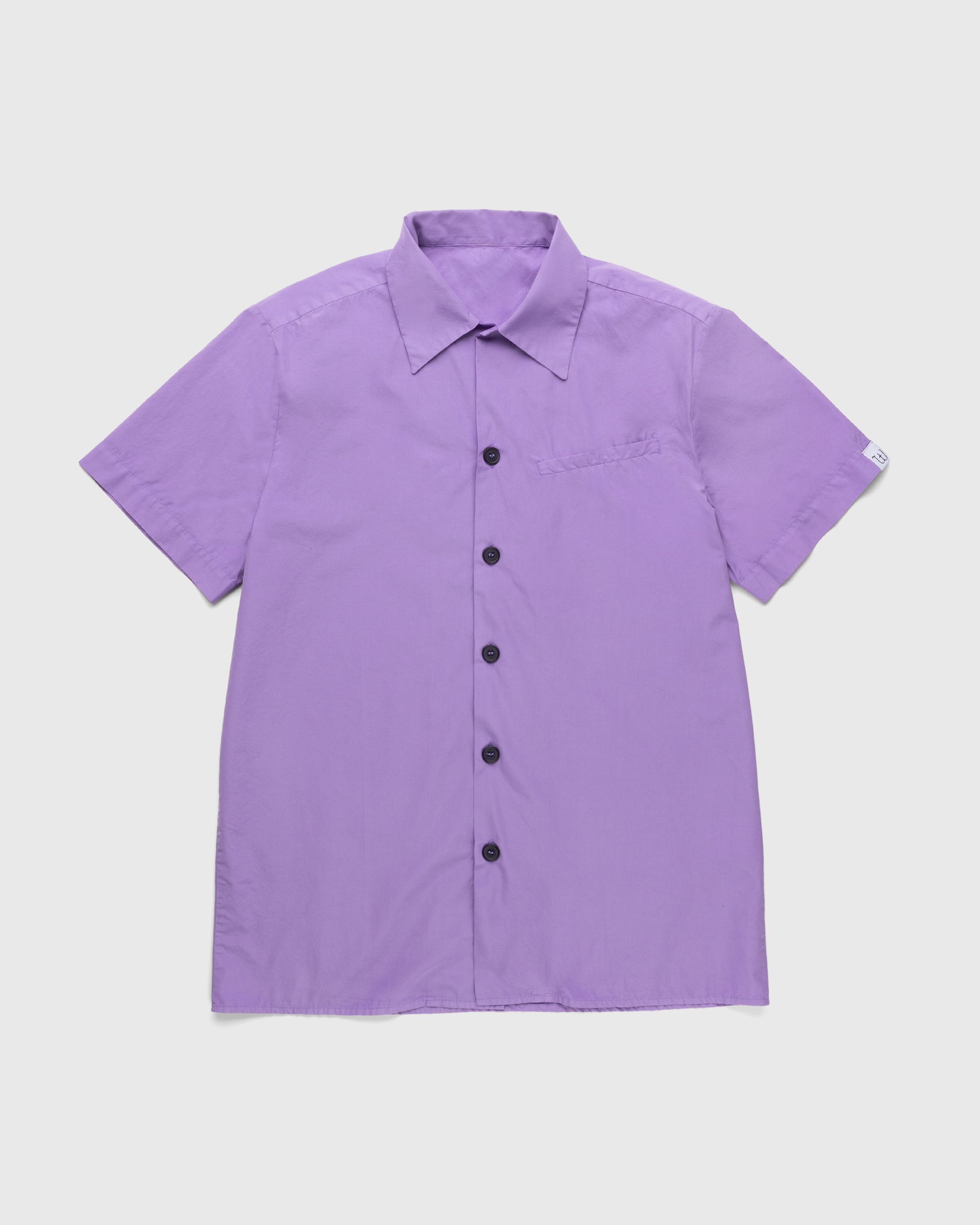 Winnie New York - Cotton Camp Shirt Lavender - Clothing - Purple - Image 1