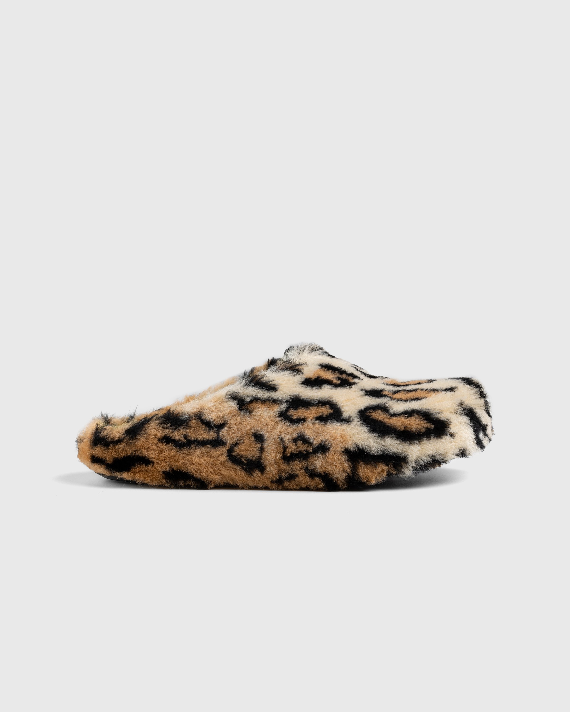 Marni - Leopard Mule Sabot - Footwear - Brown - Image 1