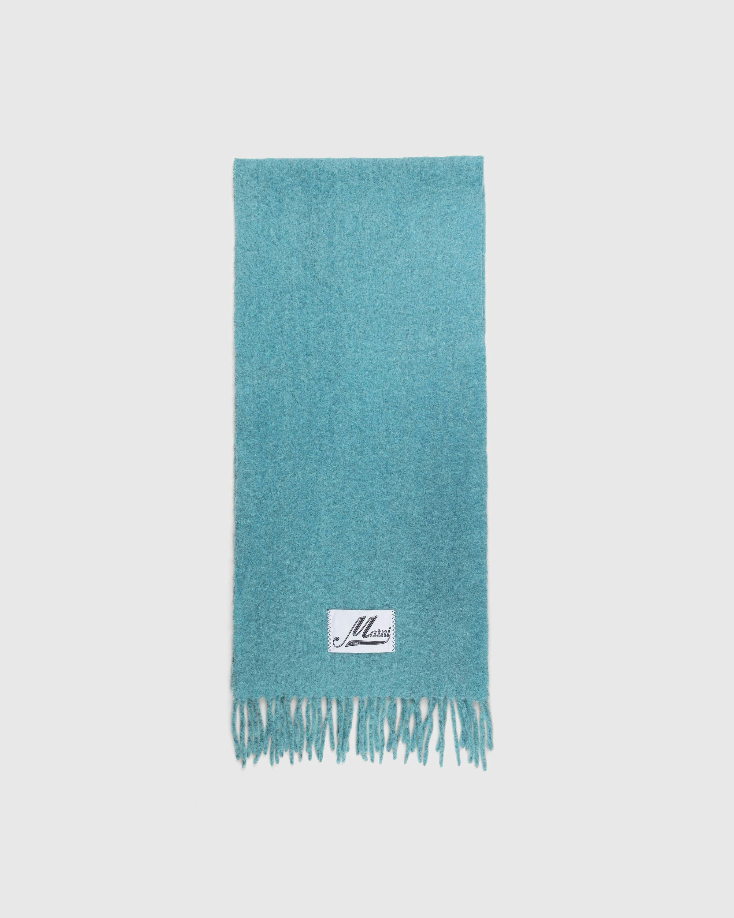 Marni - Alpaca Blend Scarf Pale Blue - Accessories - Blue - Image 1