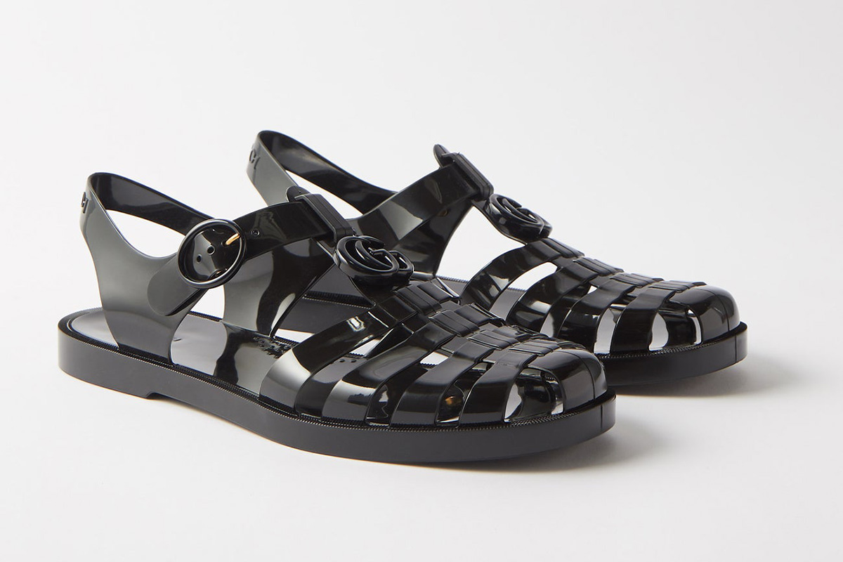 Marshmallow Rubber Sandals in Black - Givenchy | Mytheresa