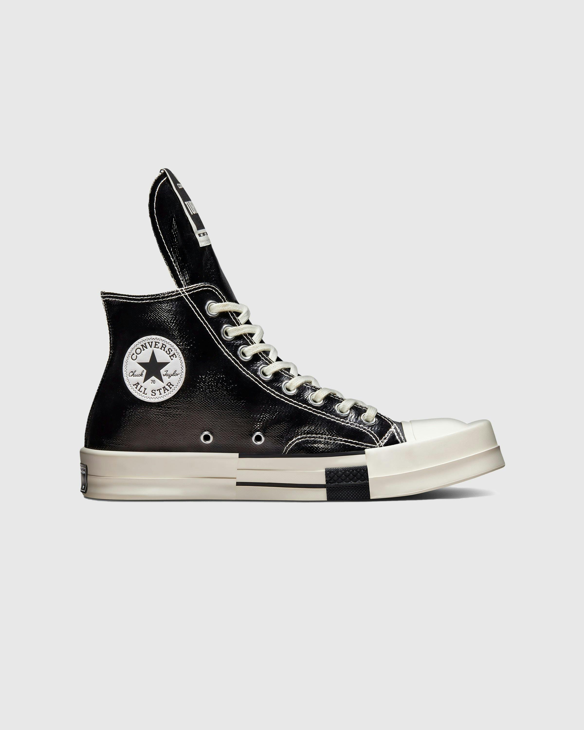 Converse x DRKSHDW - DRKSHDW TURBODRK Chuck 70 Hi Black/Egret/Bone White - Footwear - Black - Image 1