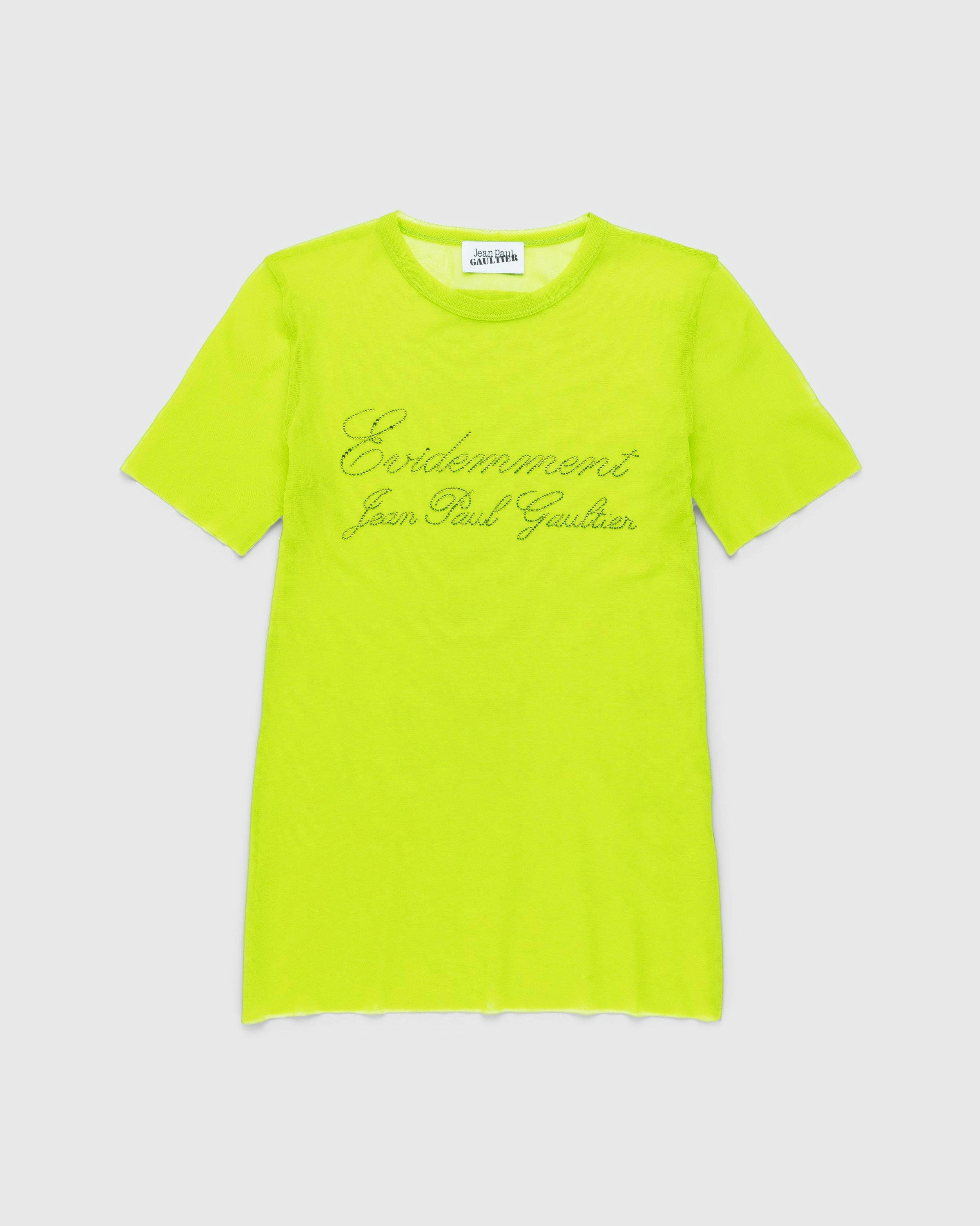 Jean Paul Gaultier - Évidemment Tulle T-Shirt Lime Green - Clothing - Green - Image 1