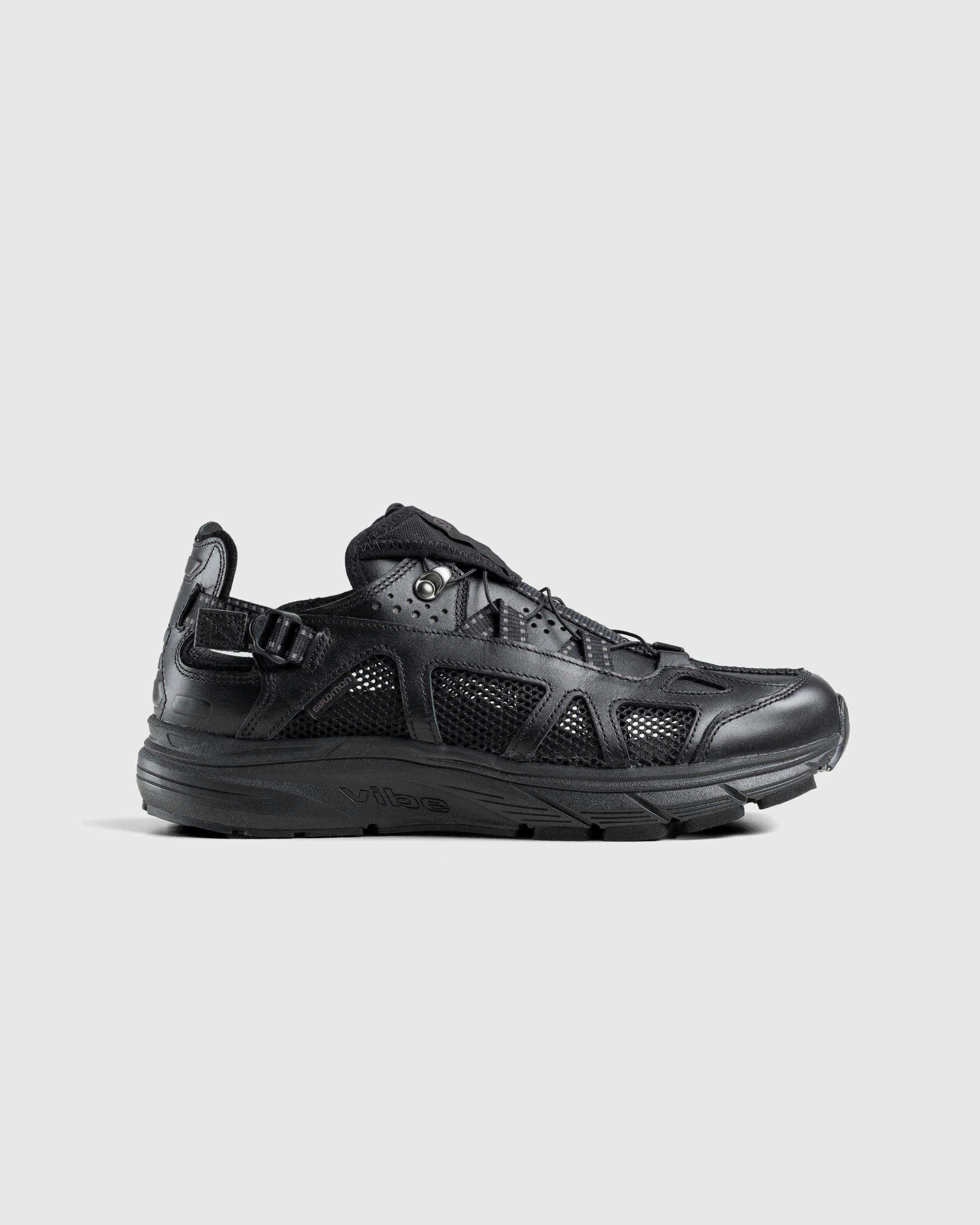 Salomon - Techsonic Leather Advanced Black/Black/Magnet - Footwear - Black - Image 1