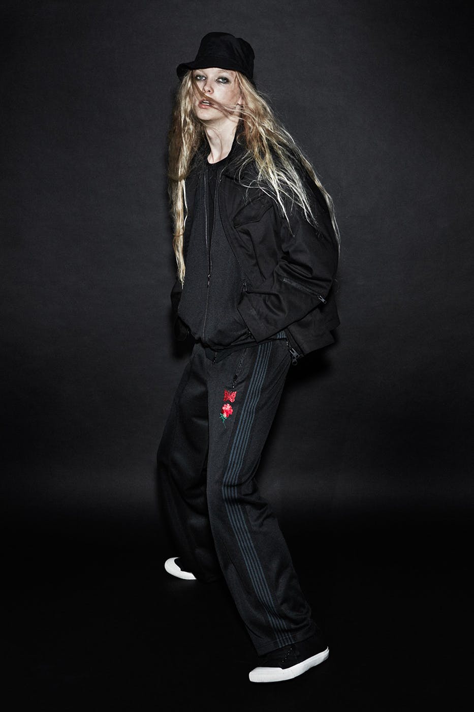 Yohji yamamoto WILDSIDE×Needles スカルローズJK-