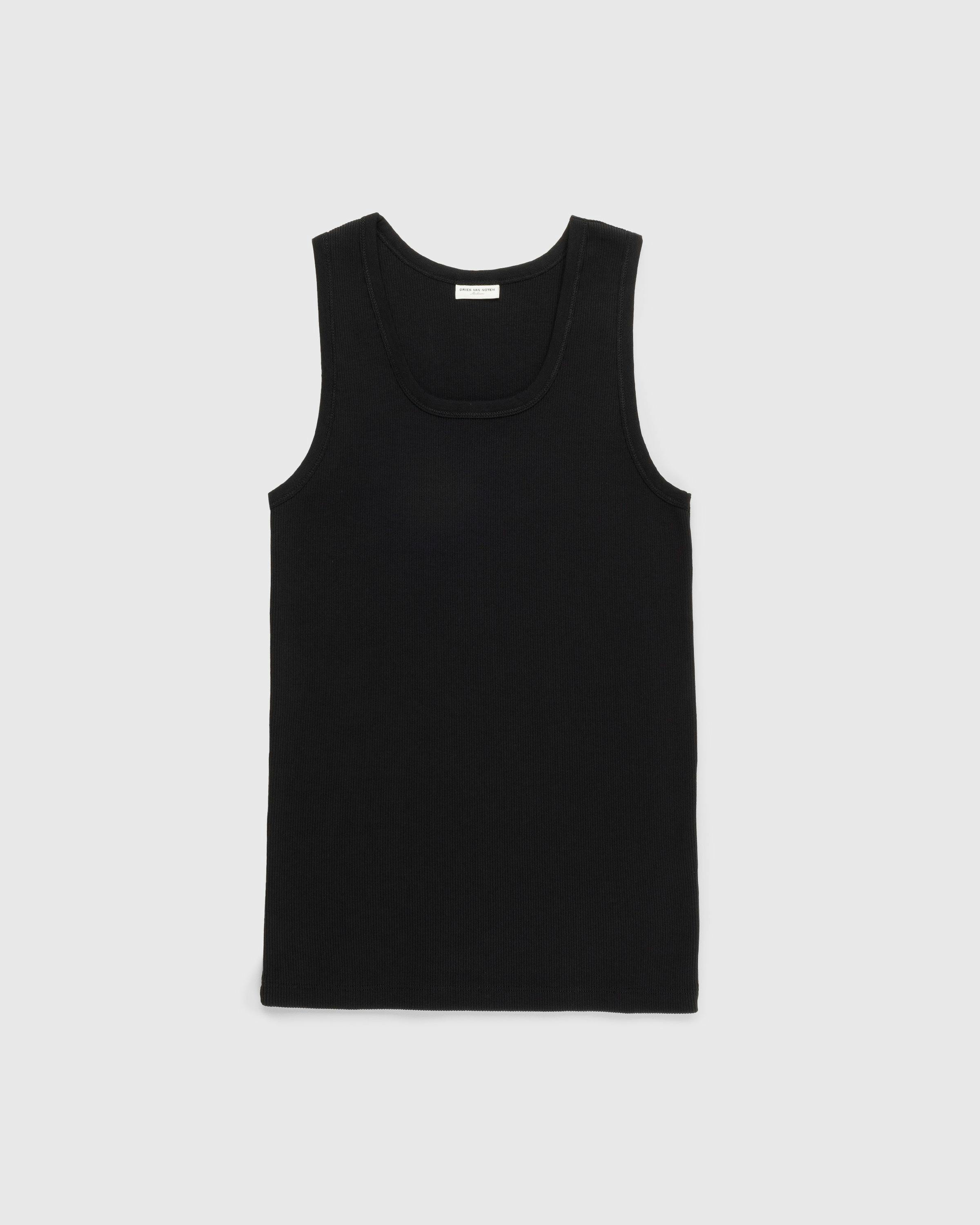 Dries van Noten - Hozer Tank Top Black - Clothing - Black - Image 1