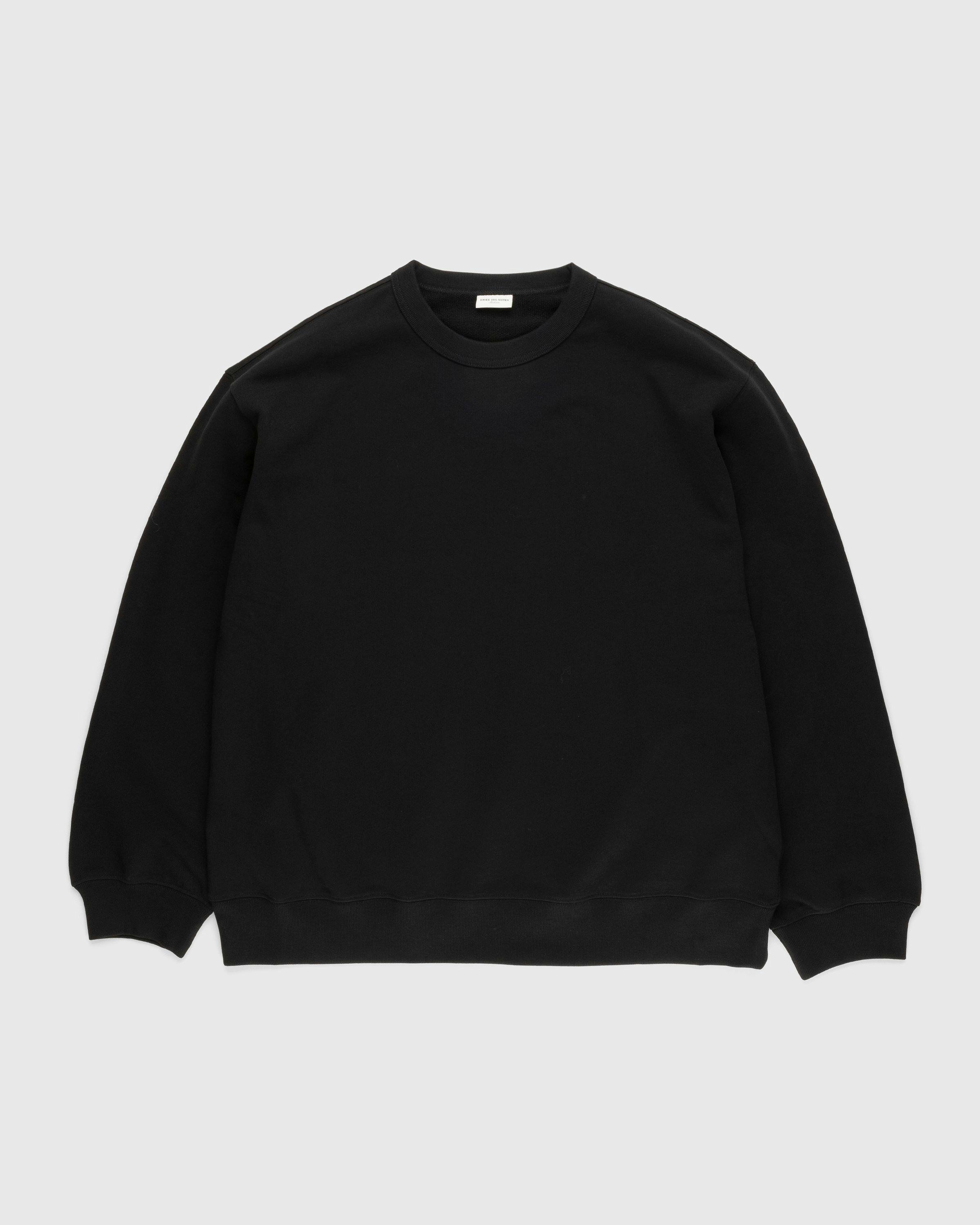 Dries van Noten - Hax Oversized Crewneck Black - Clothing - Black - Image 1