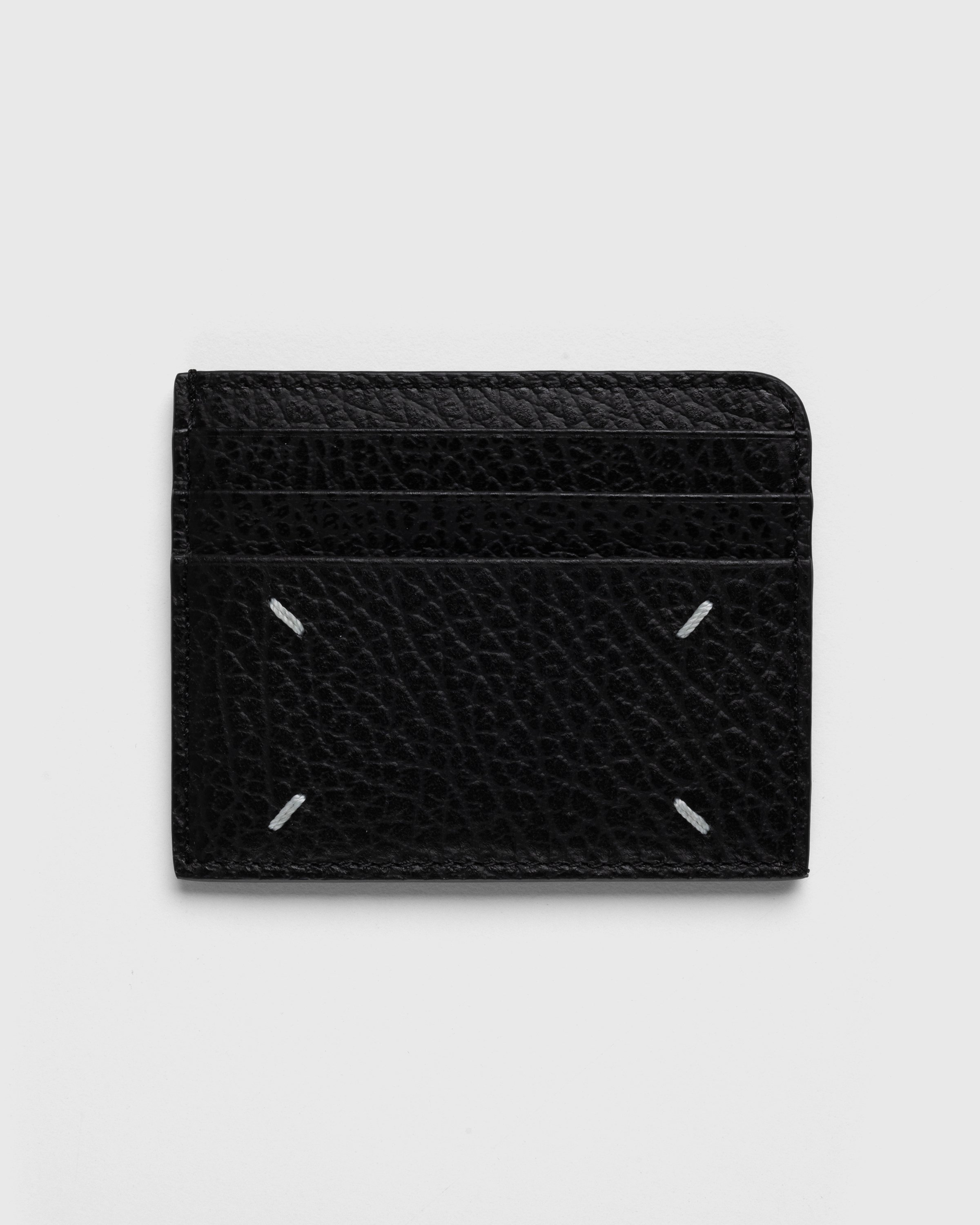 Maison Margiela - Leather Card Holder Black - Accessories - Black - Image 1