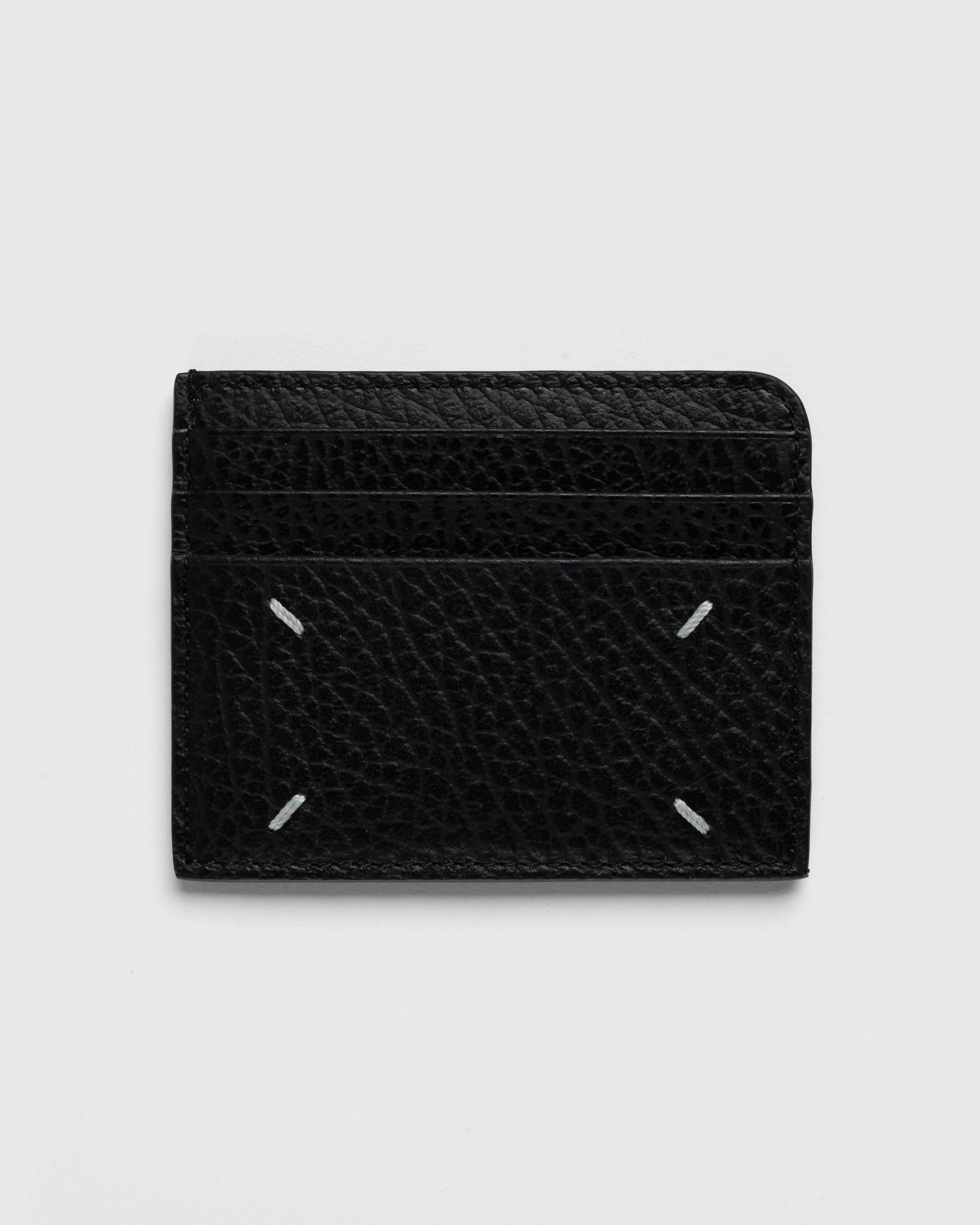 Maison Margiela - Leather Card Holder Black - Accessories - Black - Image 1