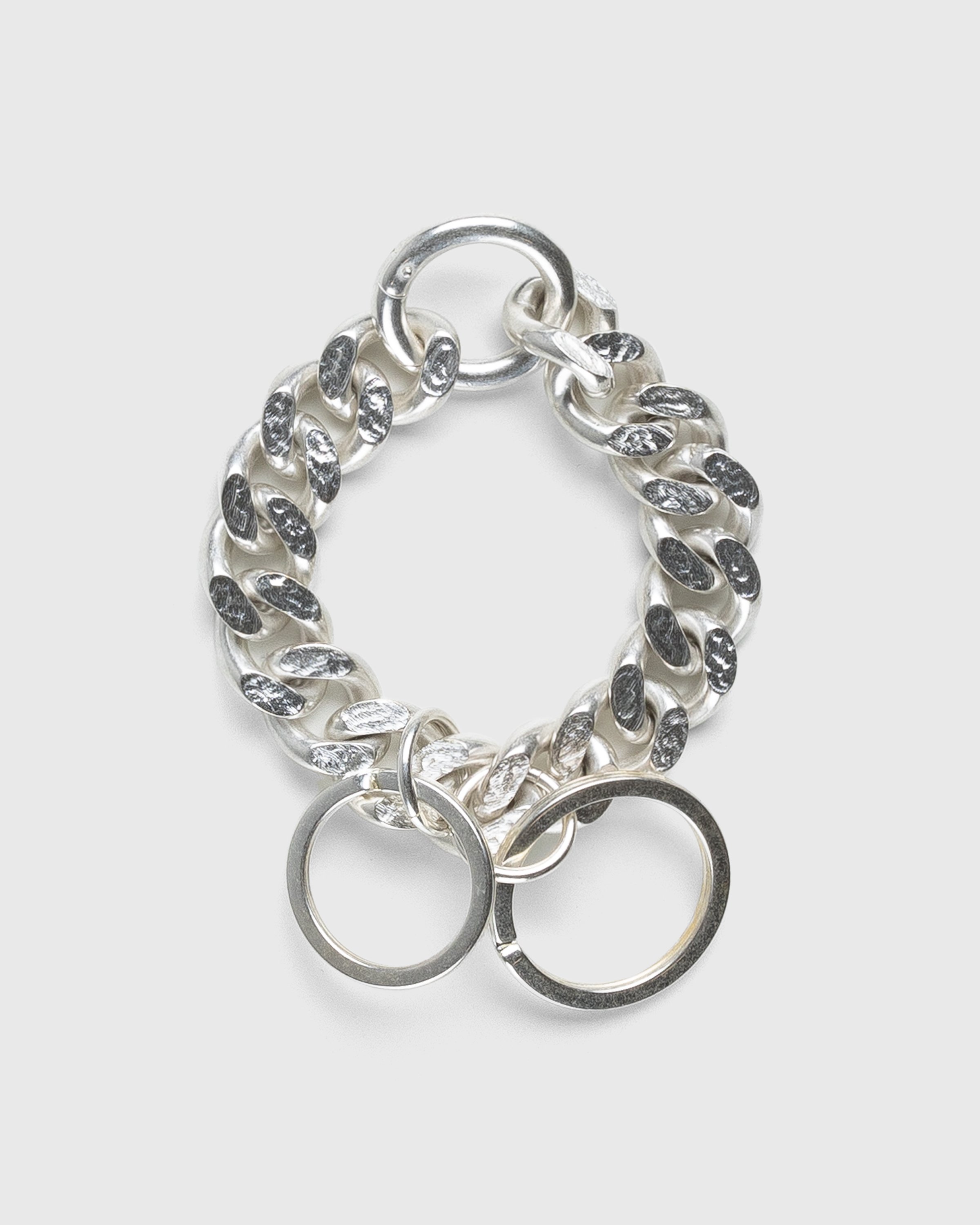 Jil Sander - Chain Link Key Ring Silver - Accessories - Silver - Image 1