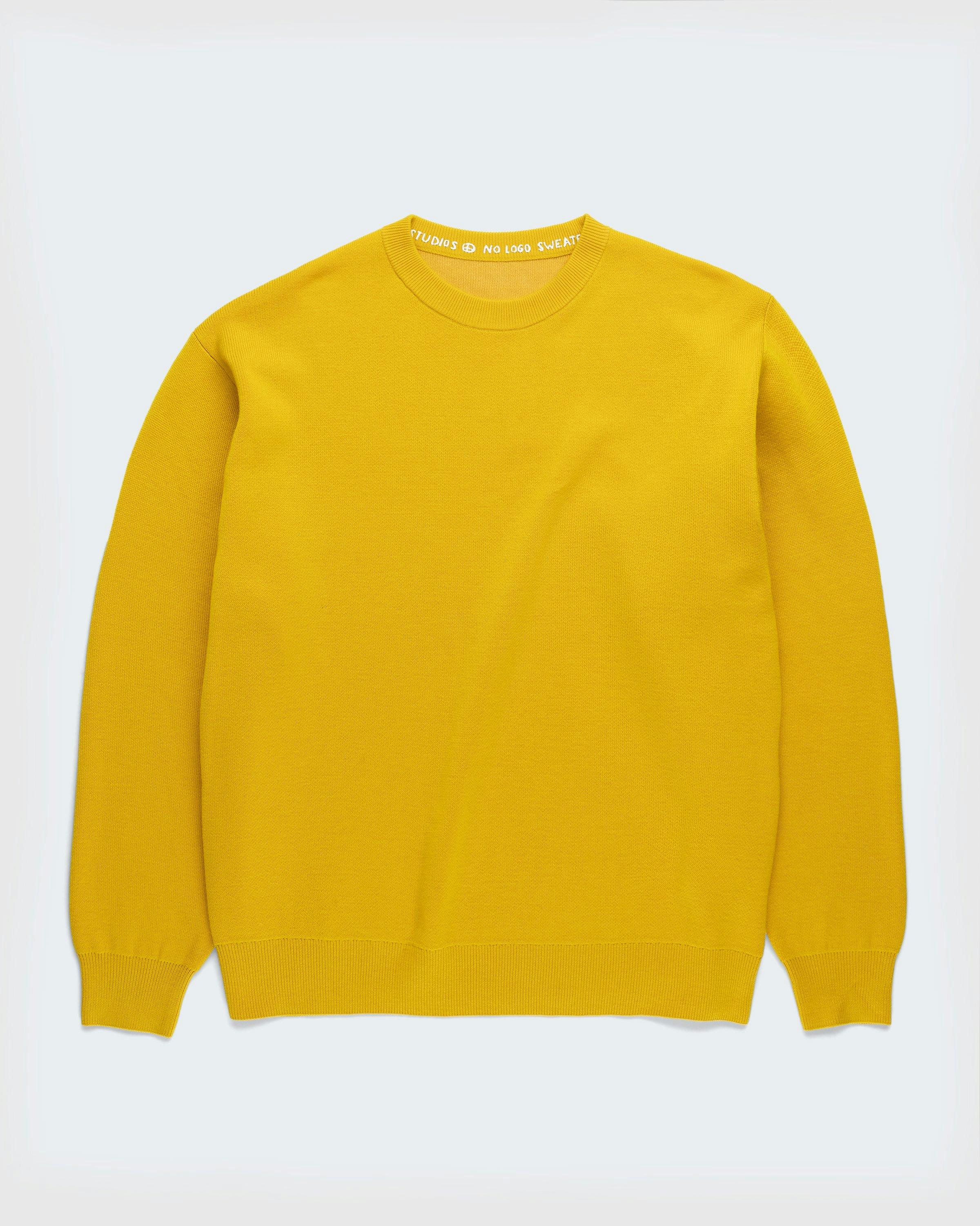 Acne Studios - Merino Wool Crewneck Sweater Yellow - Clothing - Yellow - Image 1