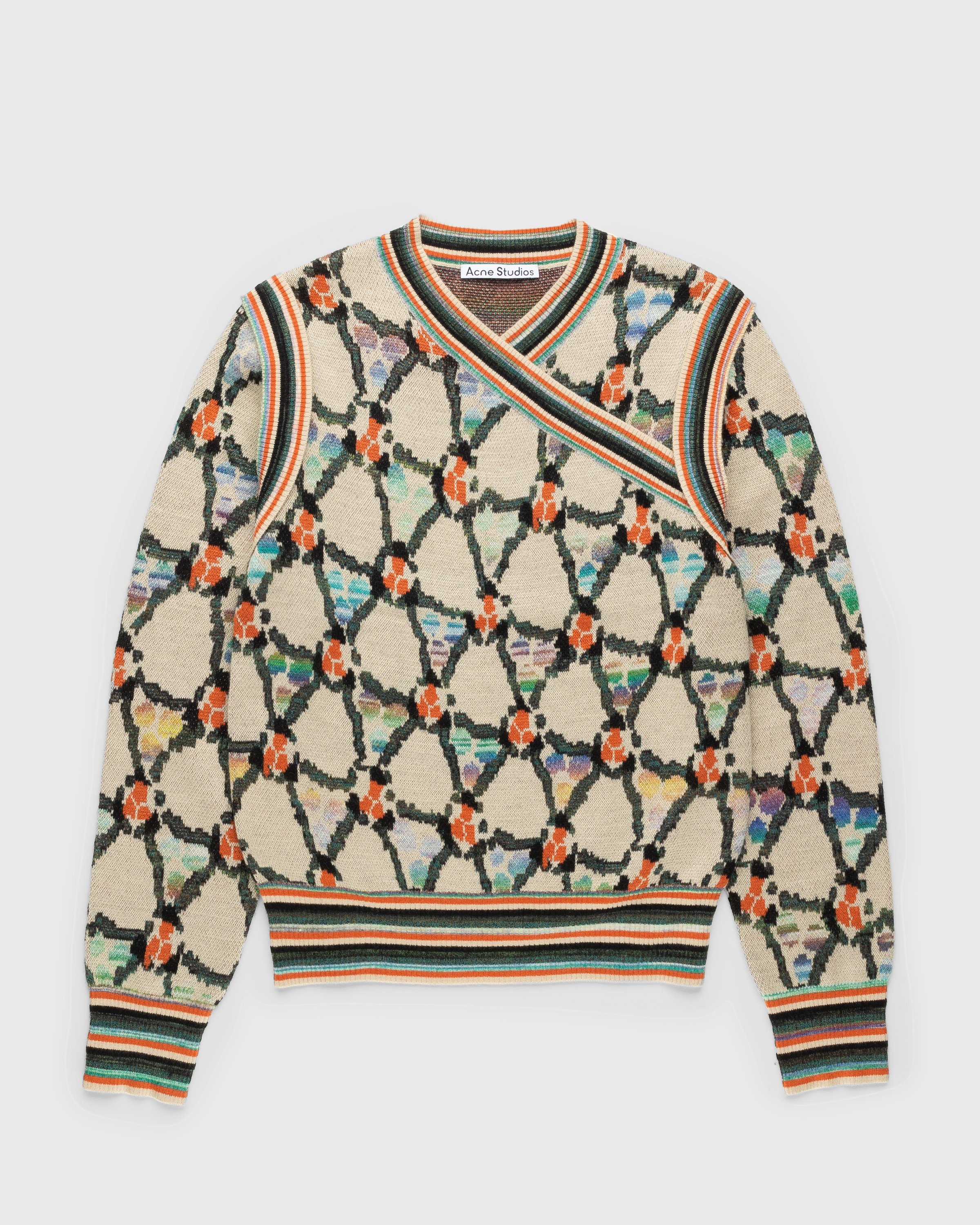 Acne Studios - Wrapped Sweater Beige - Clothing - Multi - Image 1