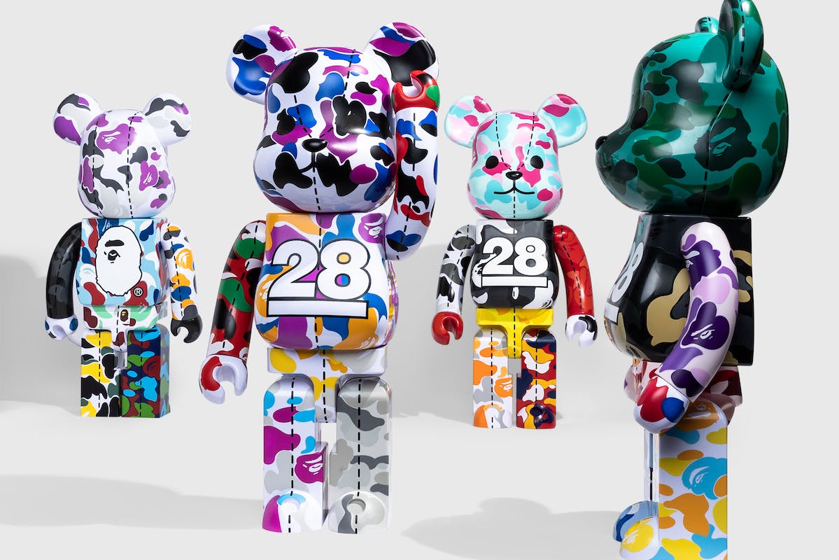 Medicom Toy, Bape BEARBRICK BAPE 25th Anniversary Multicolor Foil XXV 400%  Available For Immediate Sale At Sotheby's