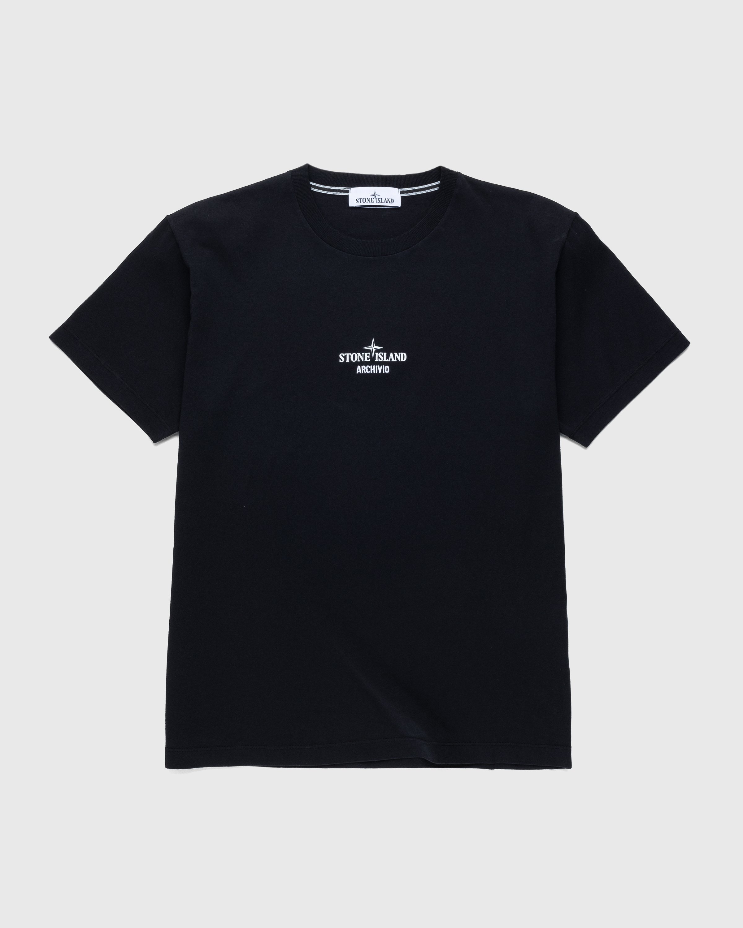 Stone Island - Archivio T-Shirt Black - Clothing - Black - Image 1