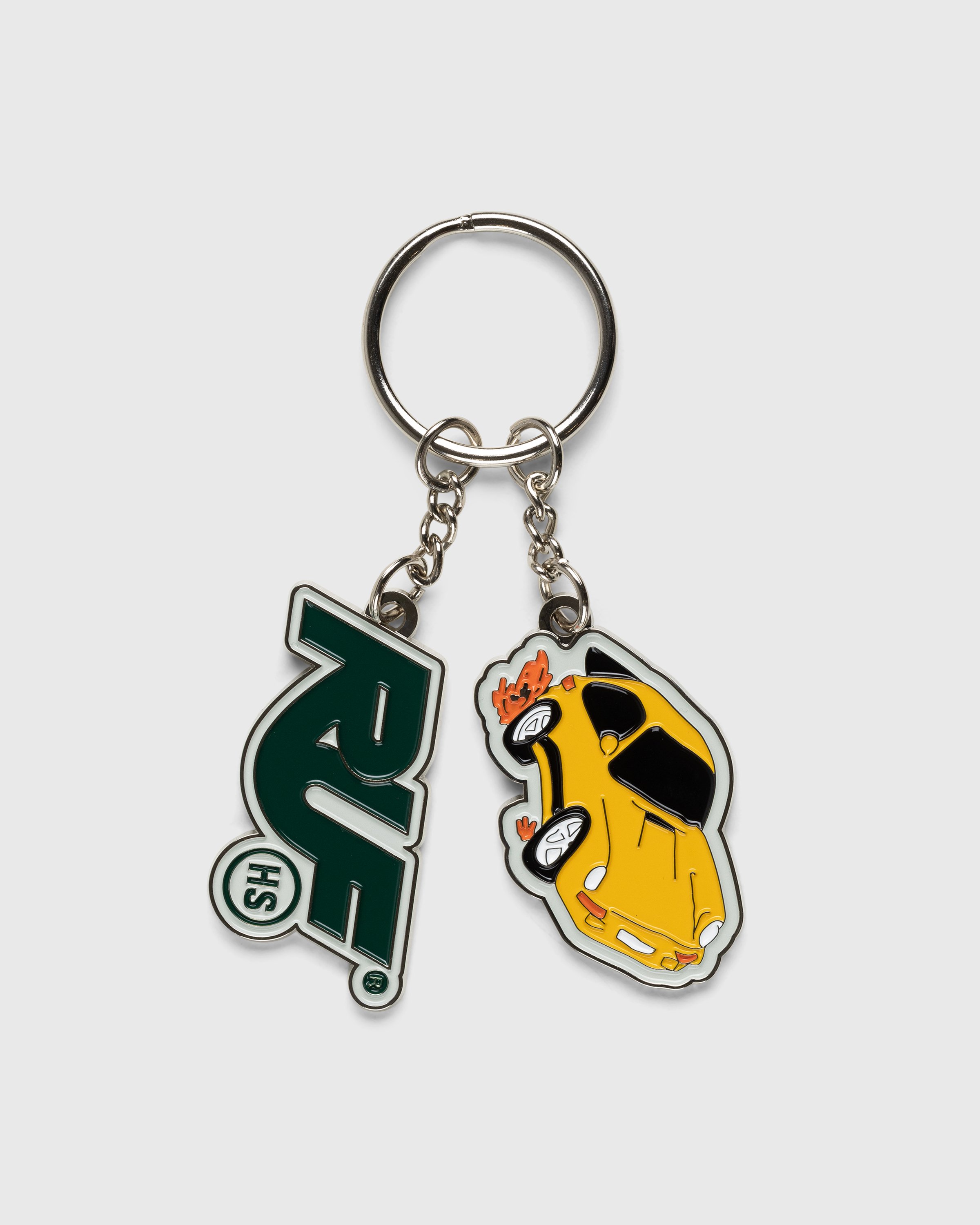 RUF x Highsnobiety - Car Keychain Yellow/Green - Accessories - Green - Image 1