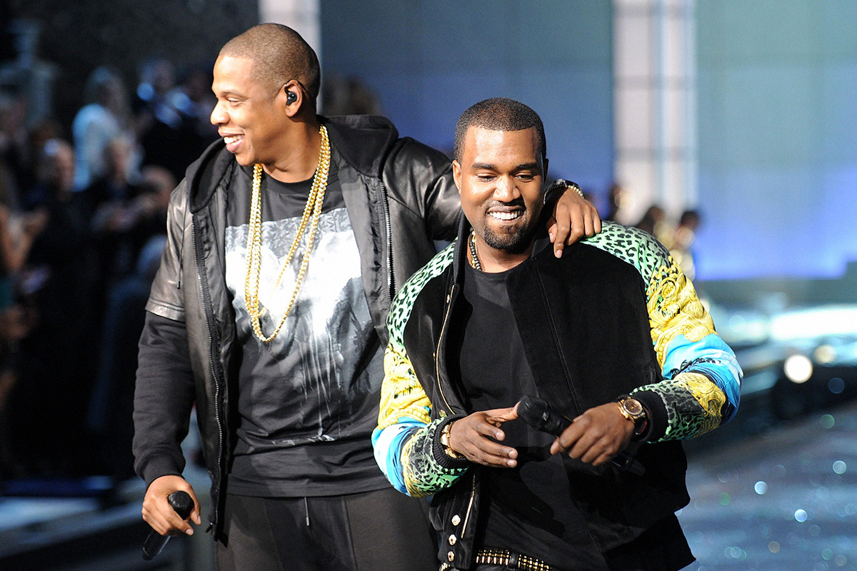 Kanye with Jay-z