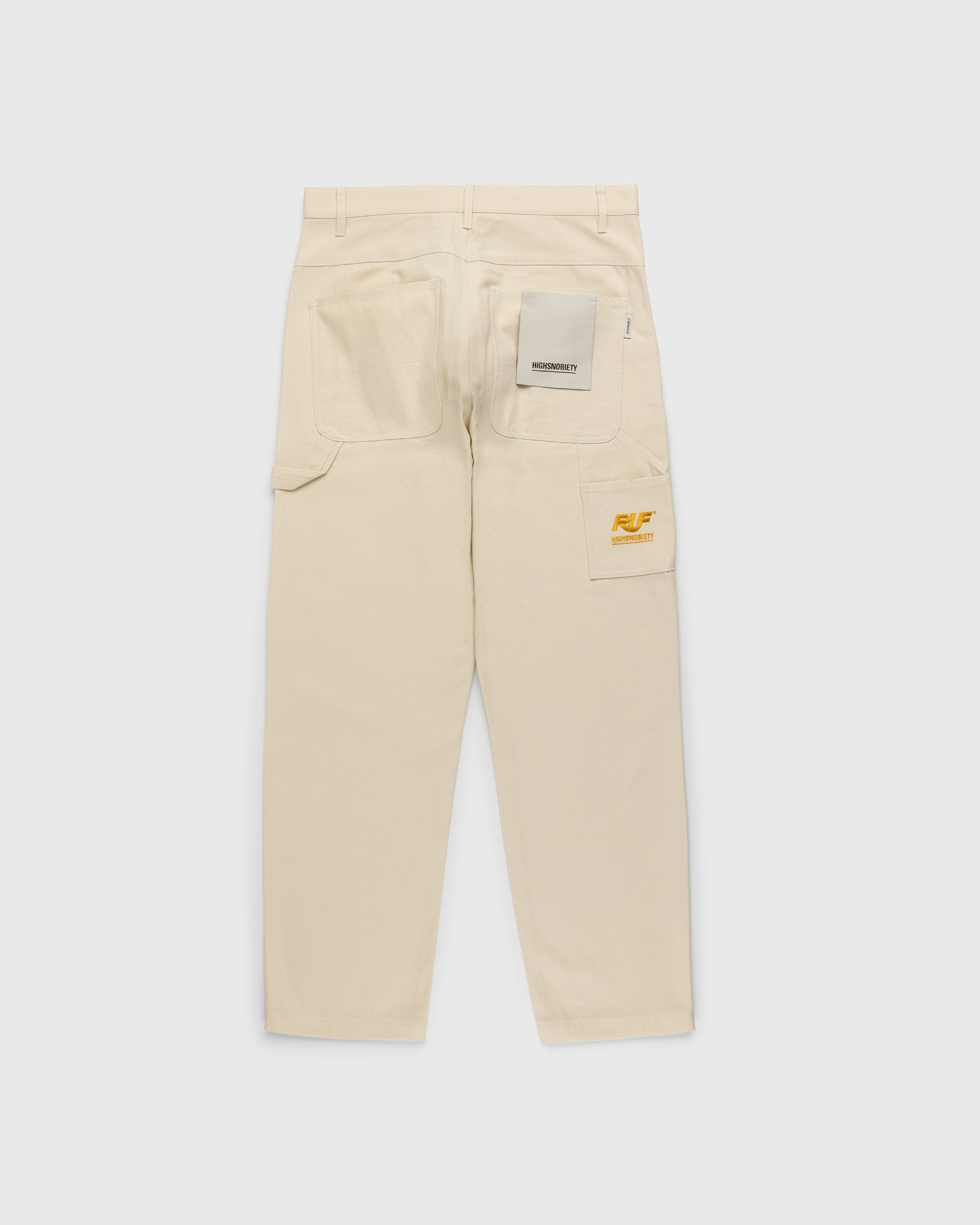RUF x Highsnobiety - Cotton Work Pants Natural - Clothing - Beige - Image 1