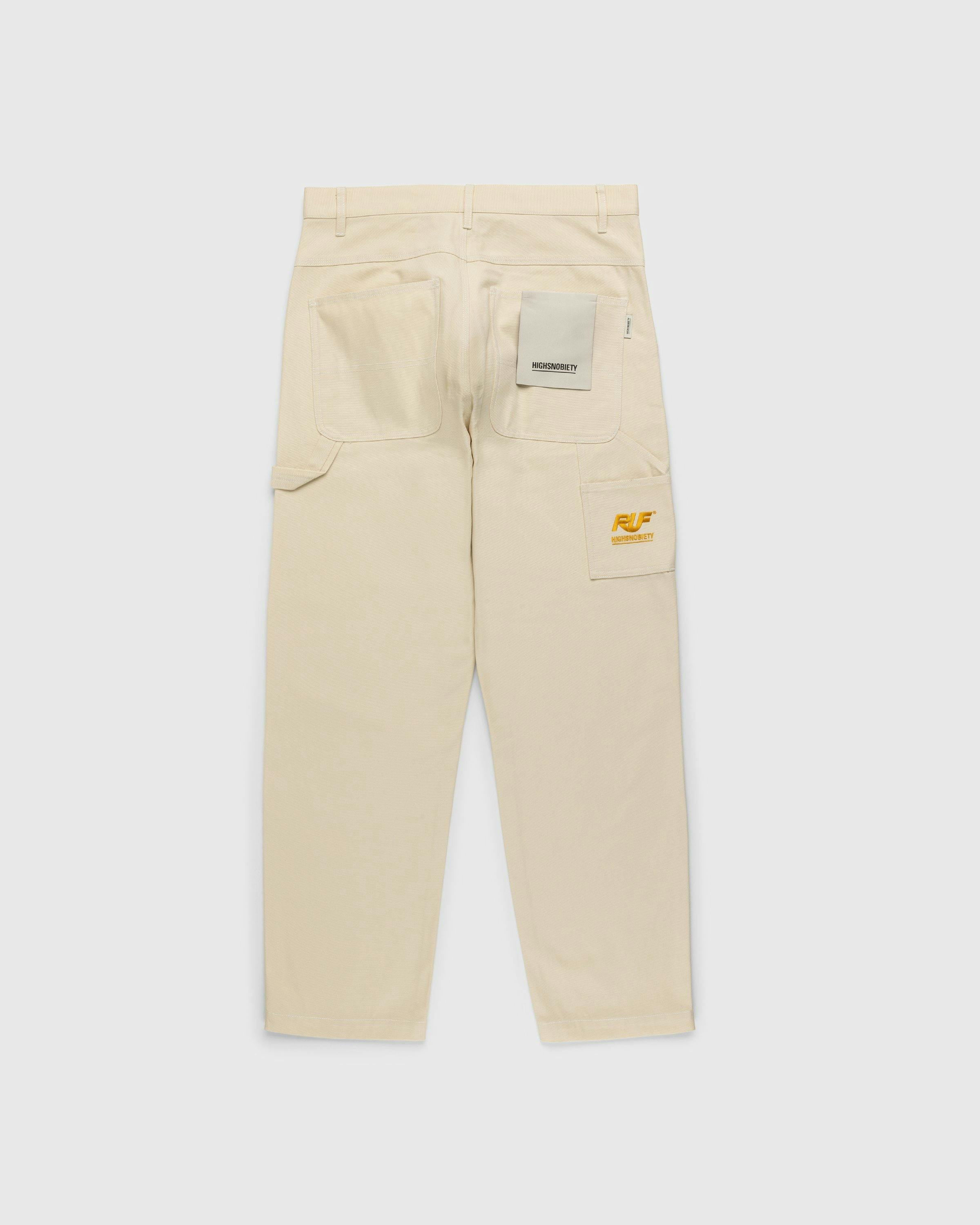 RUF x Highsnobiety - Cotton Work Pants Natural - Clothing - Beige - Image 1