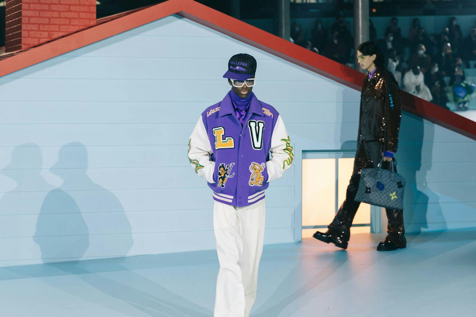 FW22 Louis Vuitton Varsity Jacket