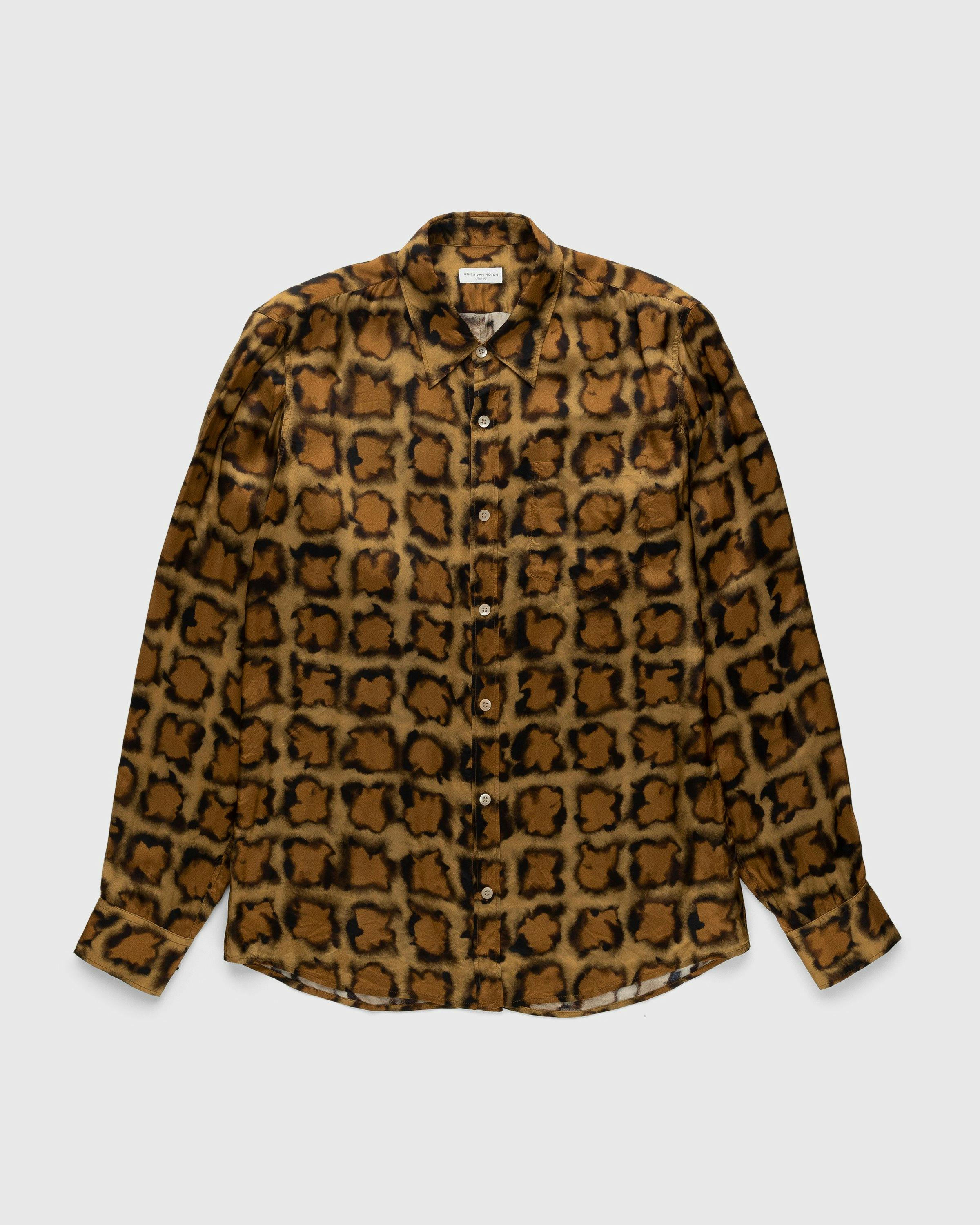 Dries van Noten - Corbino Shirt Camel - Clothing - Yellow - Image 1