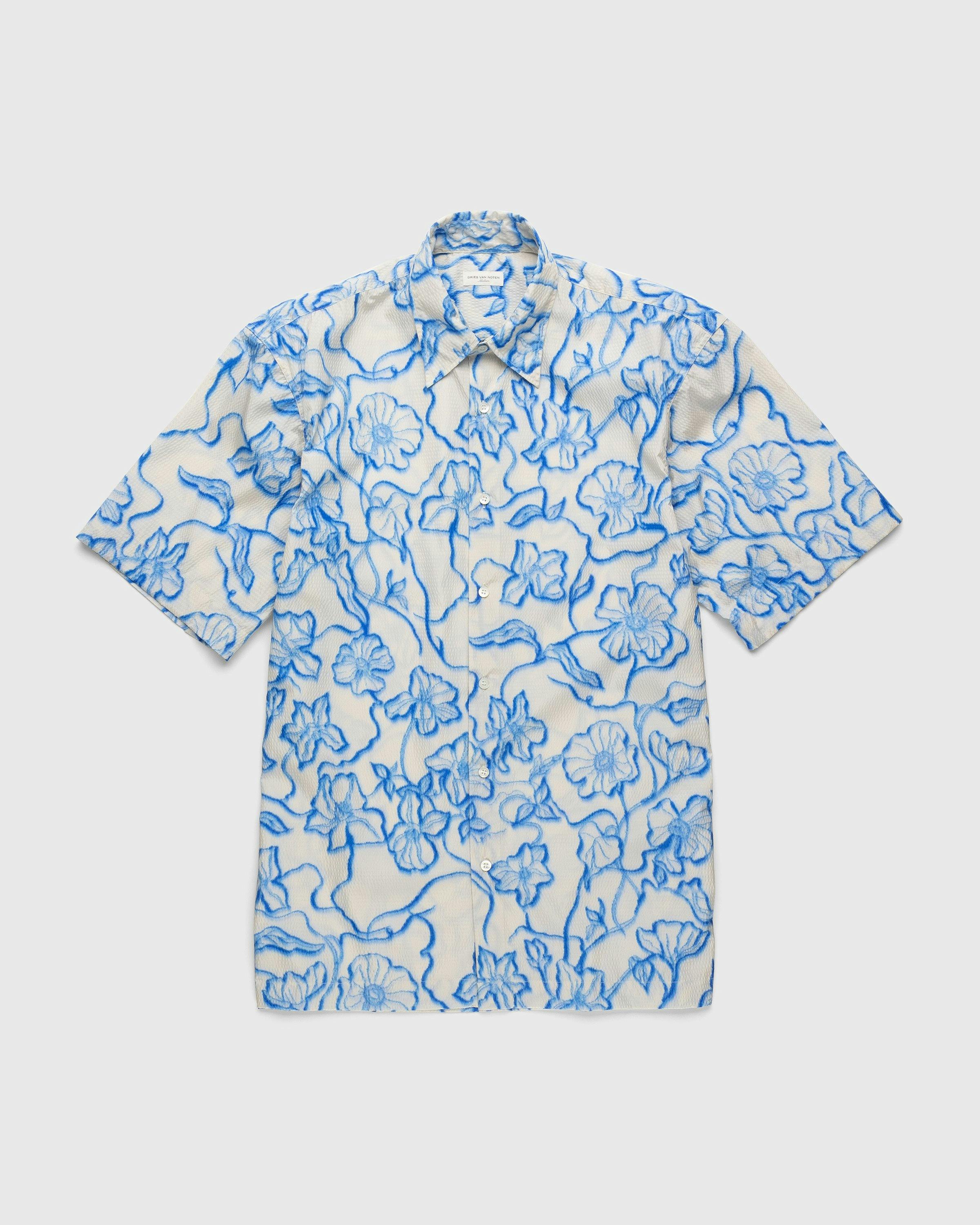 Dries van Noten - Cassidye Shirt Blue - Clothing - Blue - Image 1