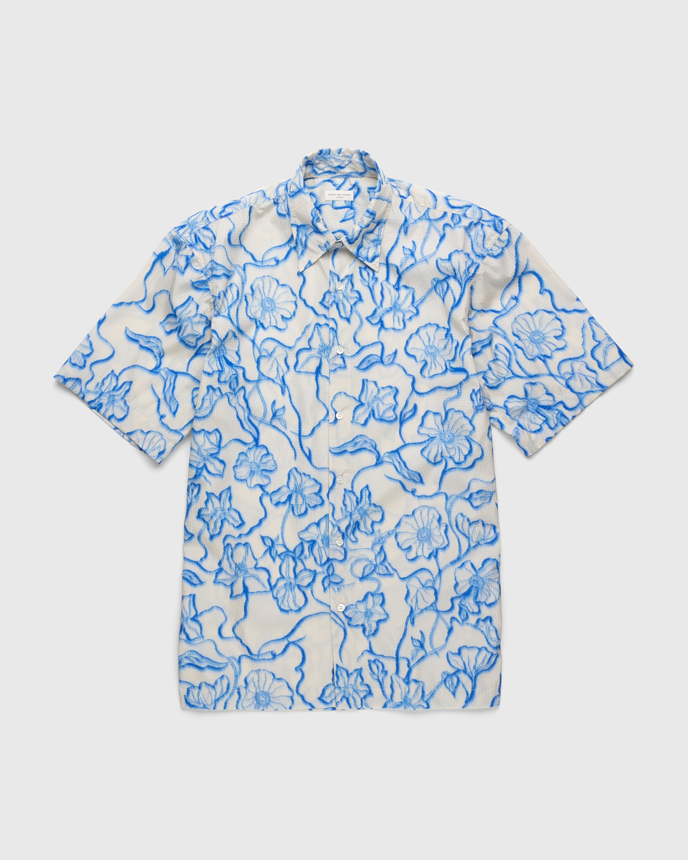 Dries van Noten - Cassidye Shirt Blue - Clothing - Blue - Image 1