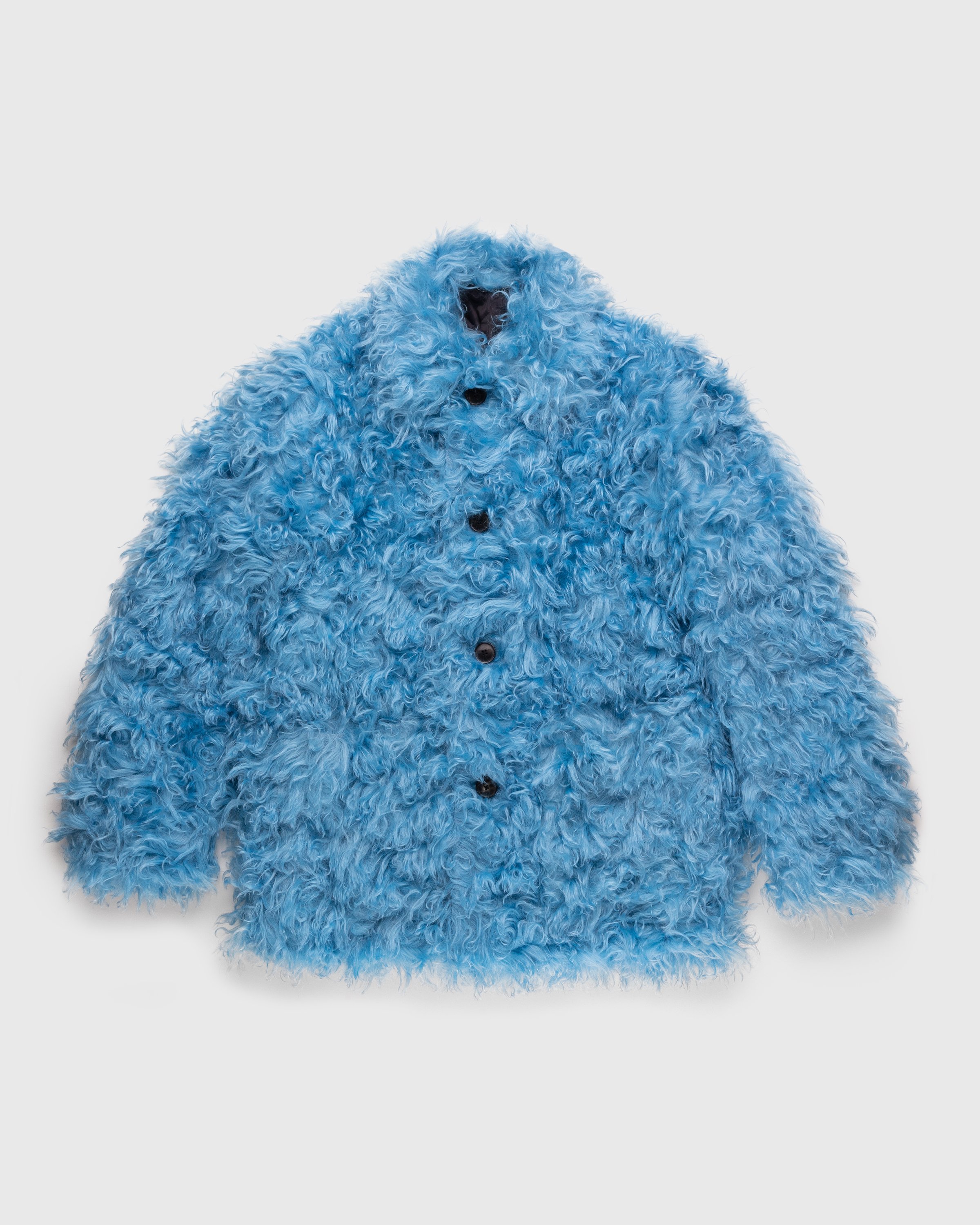 Dries van Noten - Fluffy Ronnor Jacket Blue - Clothing - Blue - Image 1