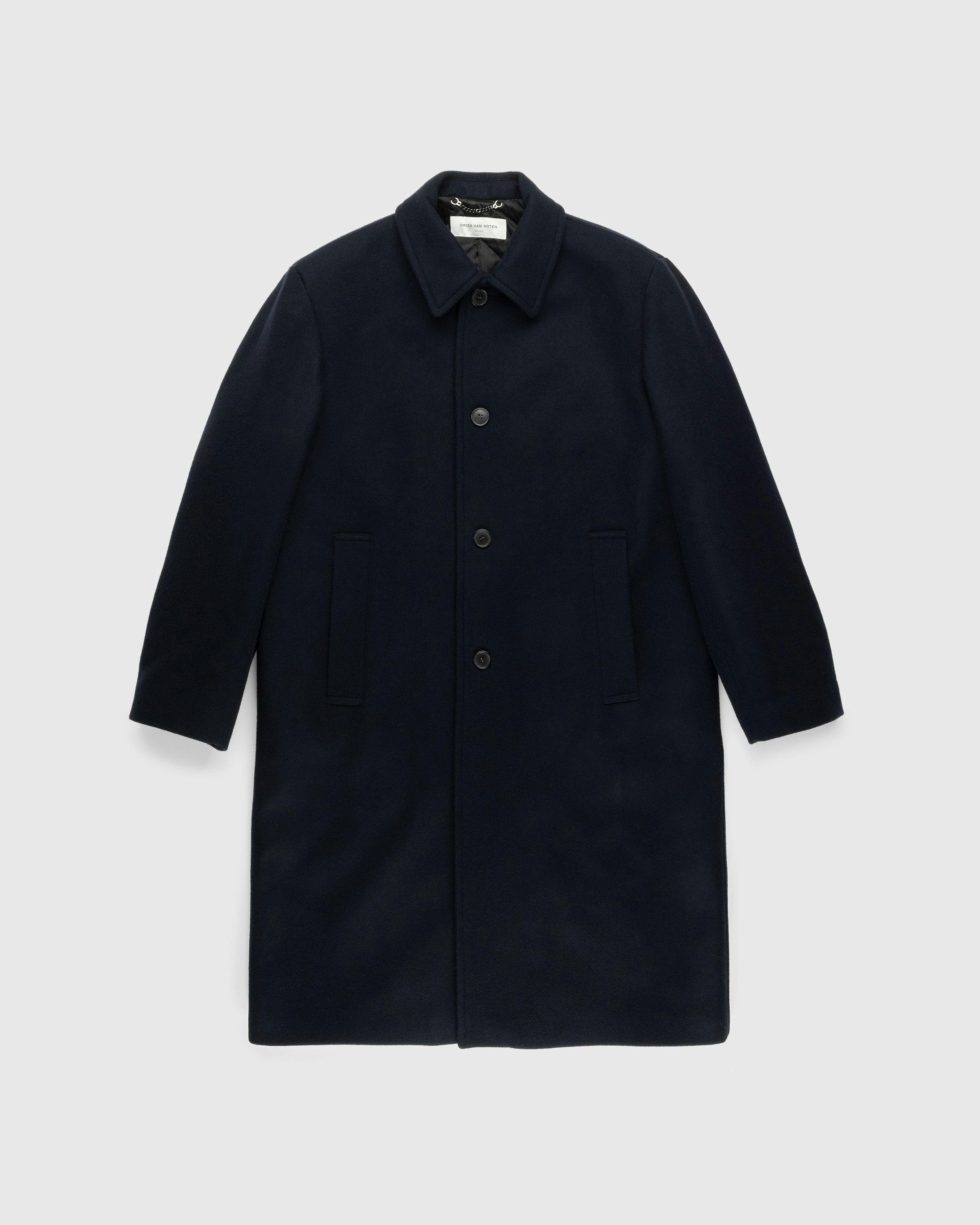 Dries van Noten - Rankle Coat Navy - Clothing - Blue - Image 1