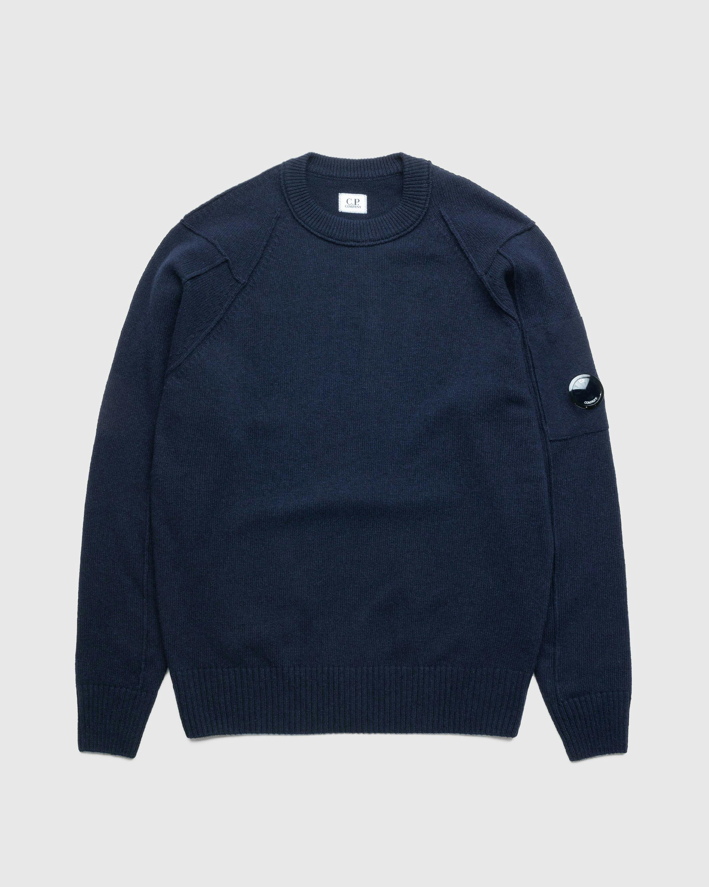 C.P. Company - Lambswool Jumper Black - Clothing - Black - Image 1