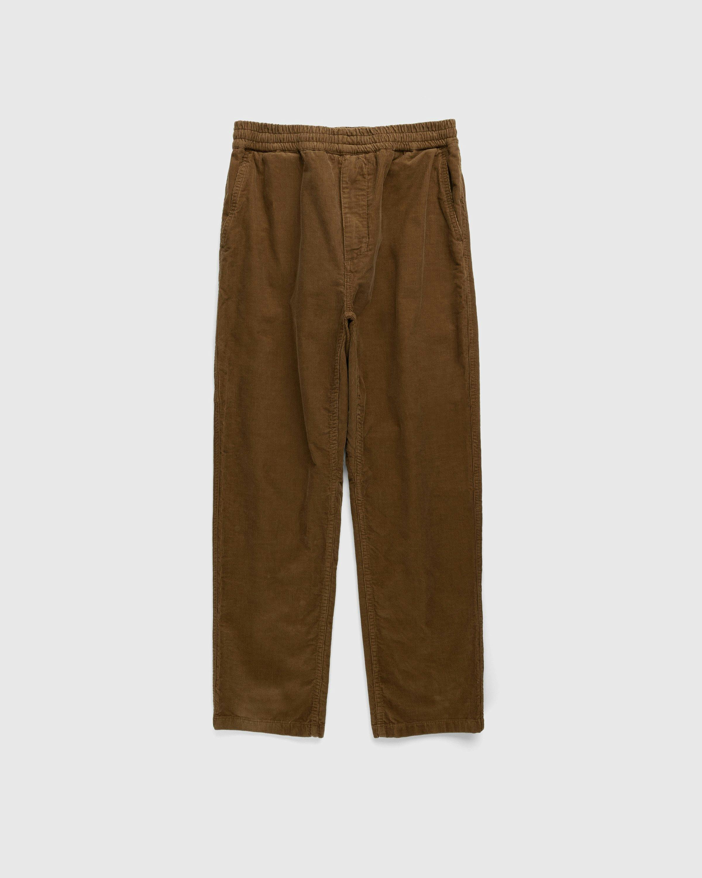 Carhartt WIP - Flint Pant Hamilton Brown Rinsed - Clothing - Brown - Image 1