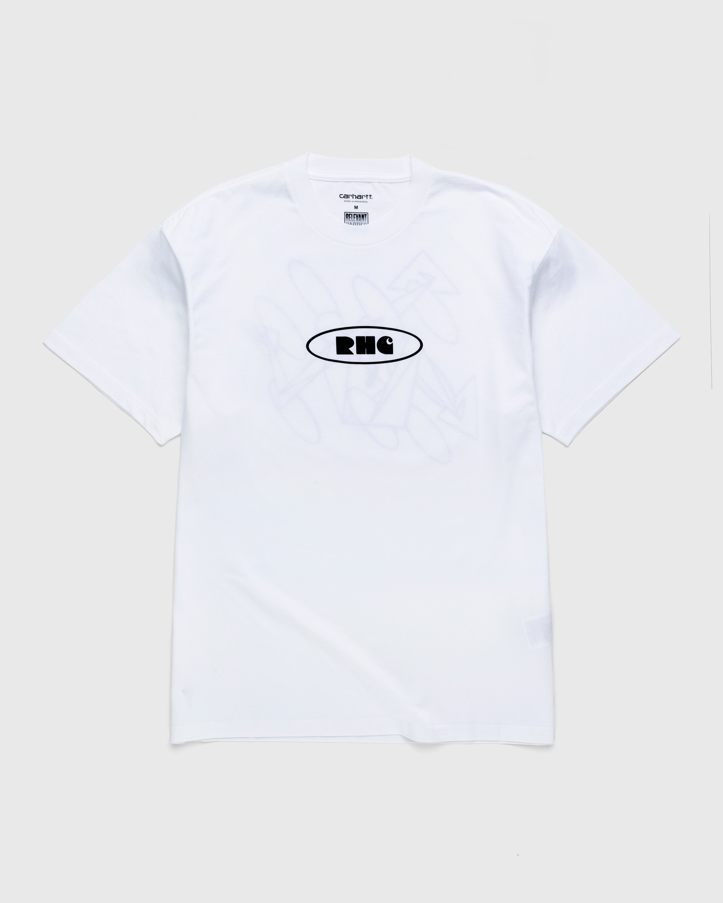 Carhartt WIP - Rush Hour T-Shirt White/Black - Clothing - White - Image 1