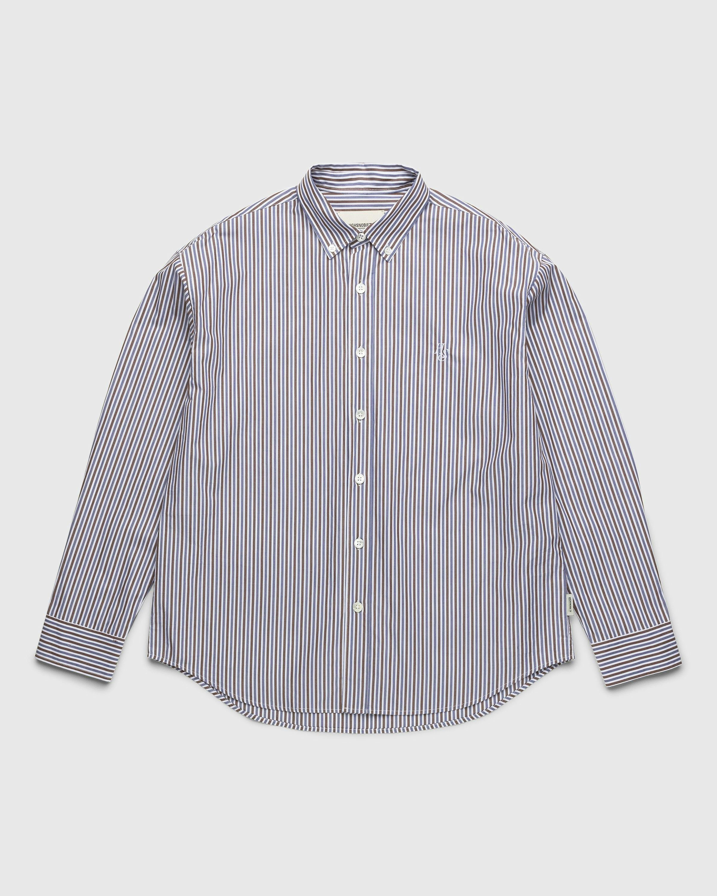 Highsnobiety - Striped Dress Shirt White/Black - Clothing - Multi - Image 1