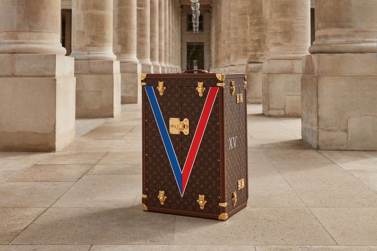 The World Cup Trophy Is Cased In A Louis Vuitton Trunk