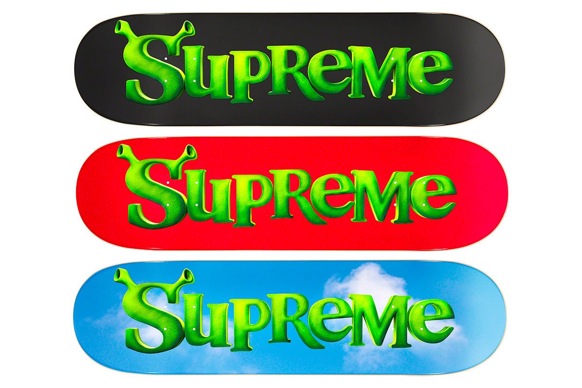 Supreme Shrek Sticker