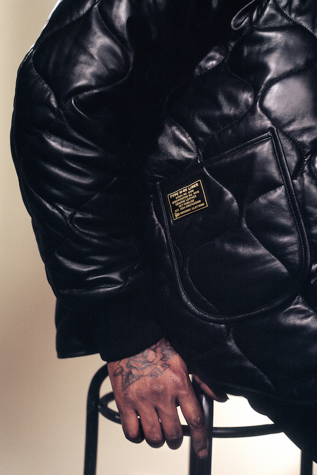 patta m 65 leather liner jacket