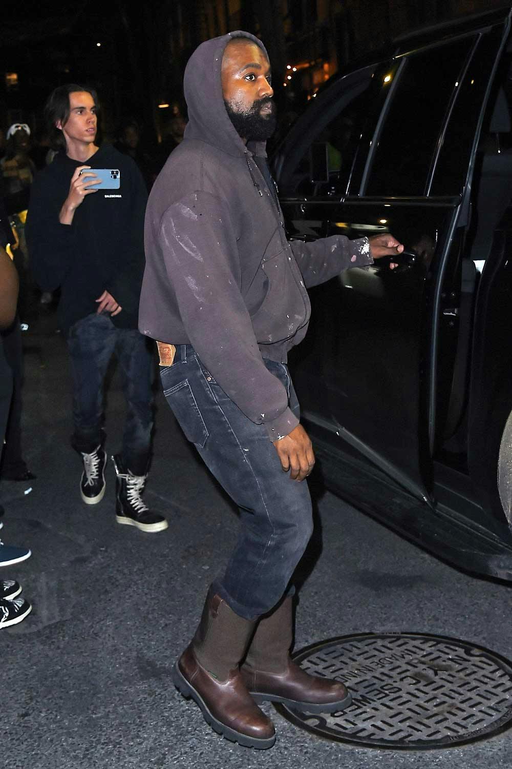 Kanye West Hosts YEEZY GAP SHDZ Party at NYFW With Chris Rock