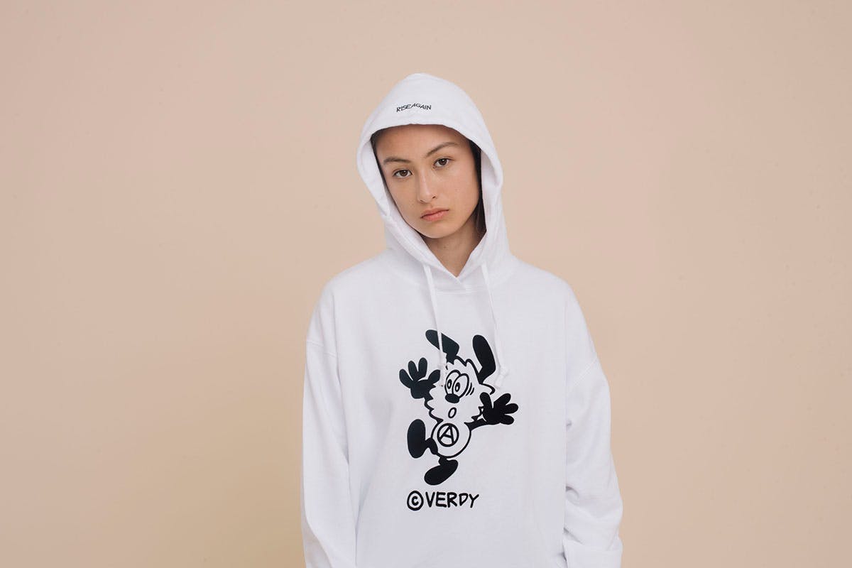 Uniqlo Verdy FW19 white hoodie