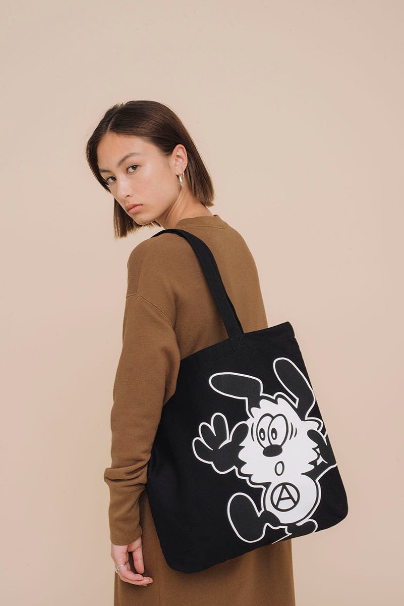 Uniqlo Verdy FW19 black white tote
