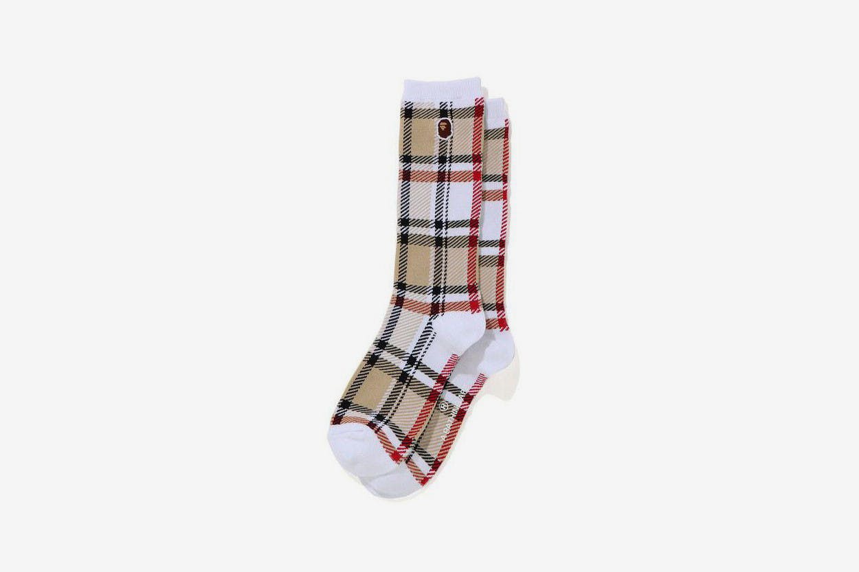bape burberry check collection