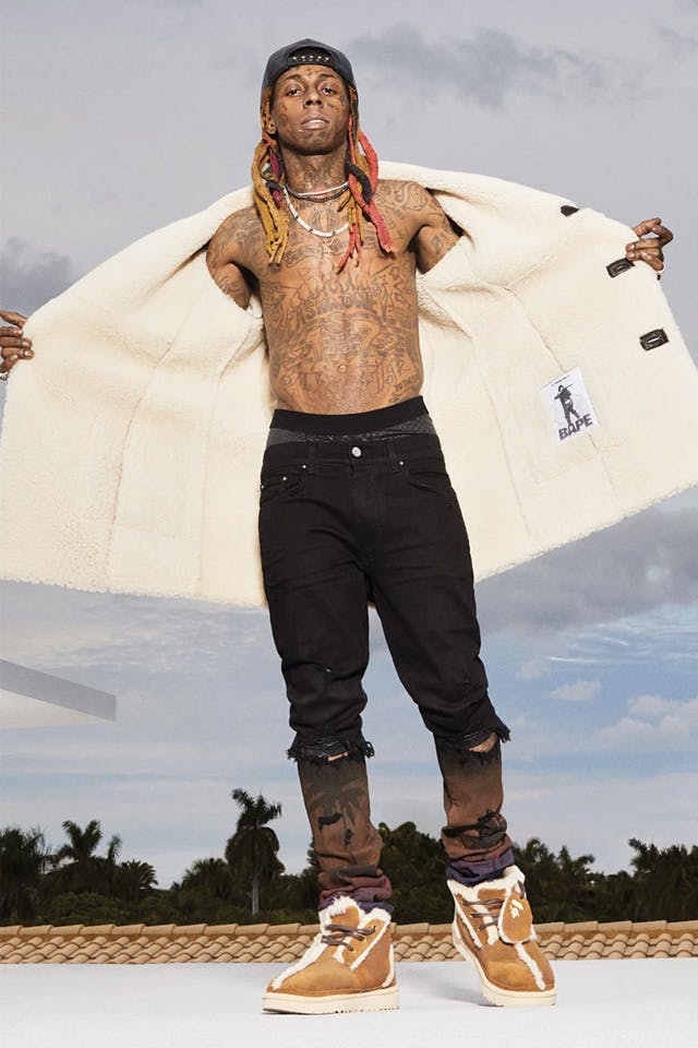 bape ugg lil wayne campaign