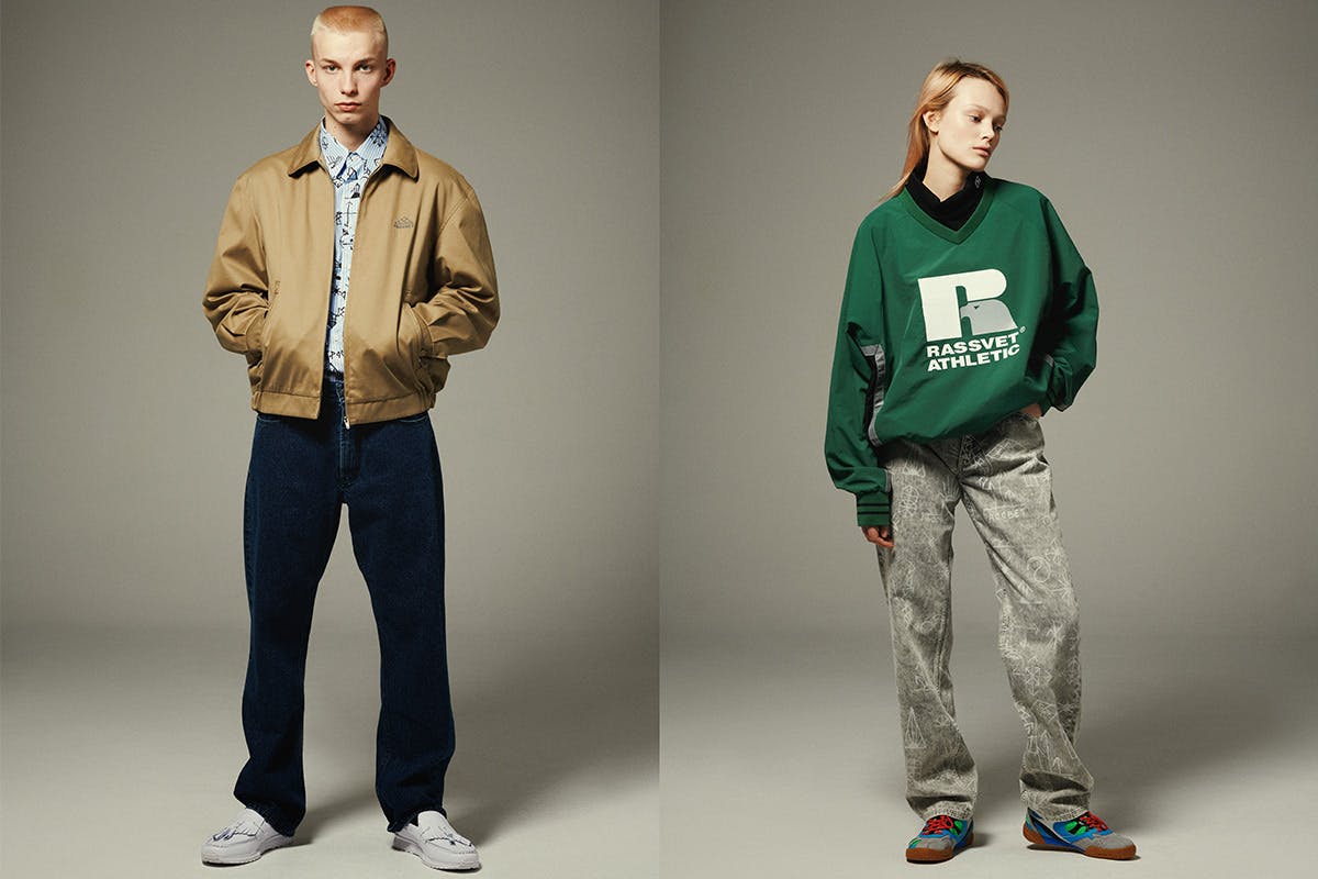 paccbet hi tec sportswear capsule collection Gosha Rubchinskiy Rassvet Russell Athletic