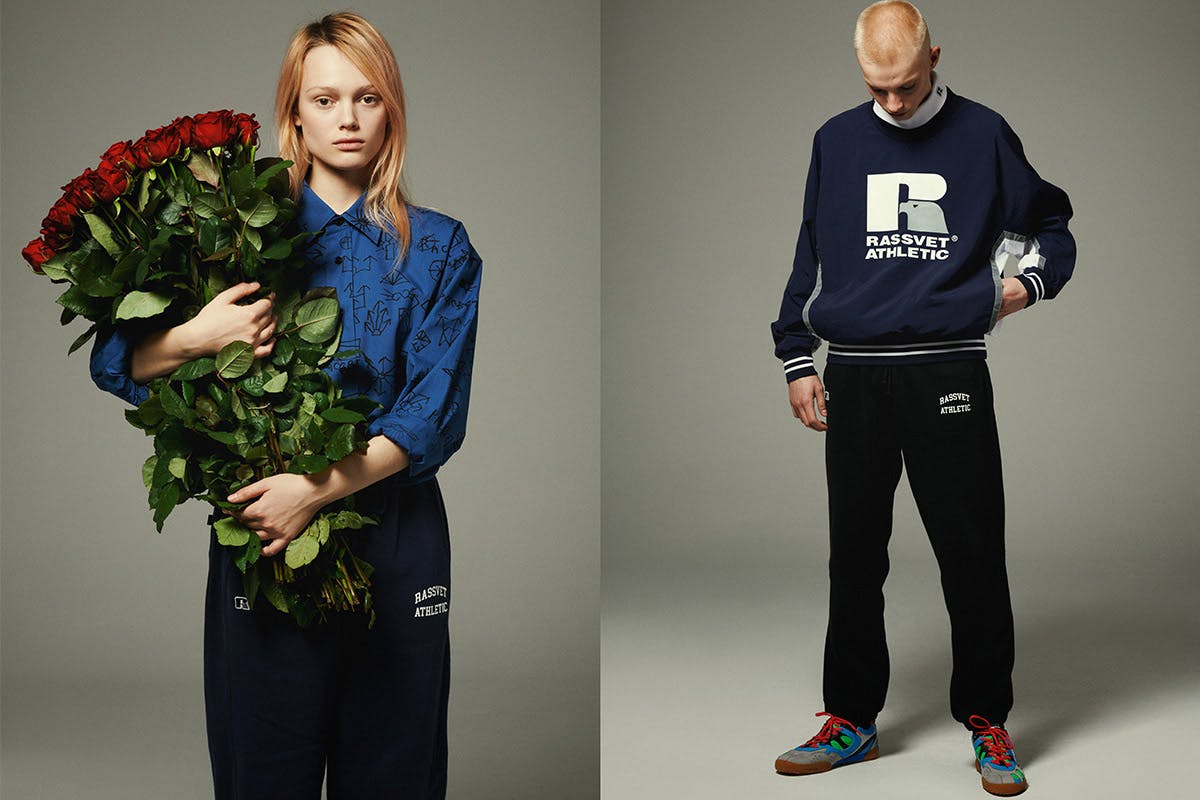 paccbet hi tec sportswear capsule collection Gosha Rubchinskiy Rassvet Russell Athletic