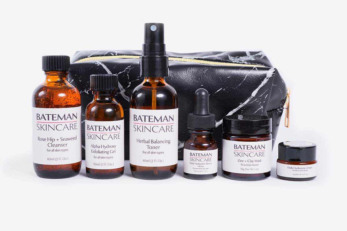 bateman skincare travel kit